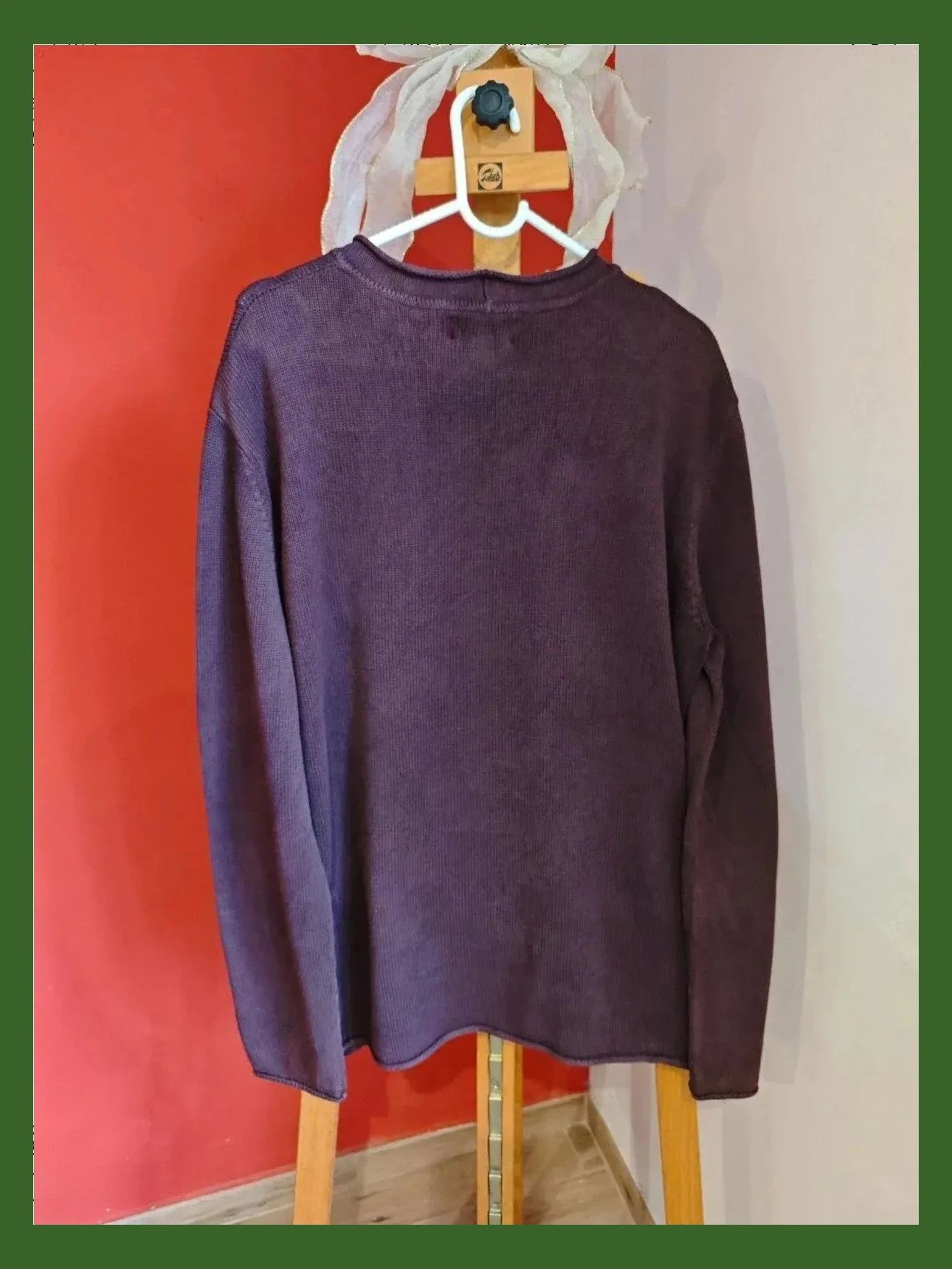 🌺 Jersey de algodón morado oscuro, de Ralph Lauren – Ralph Lauren – taille XXL 3