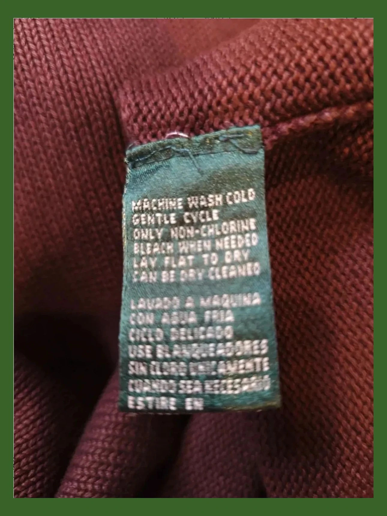 🌺 Jersey de algodón morado oscuro, de Ralph Lauren – Ralph Lauren – taille XXL 5