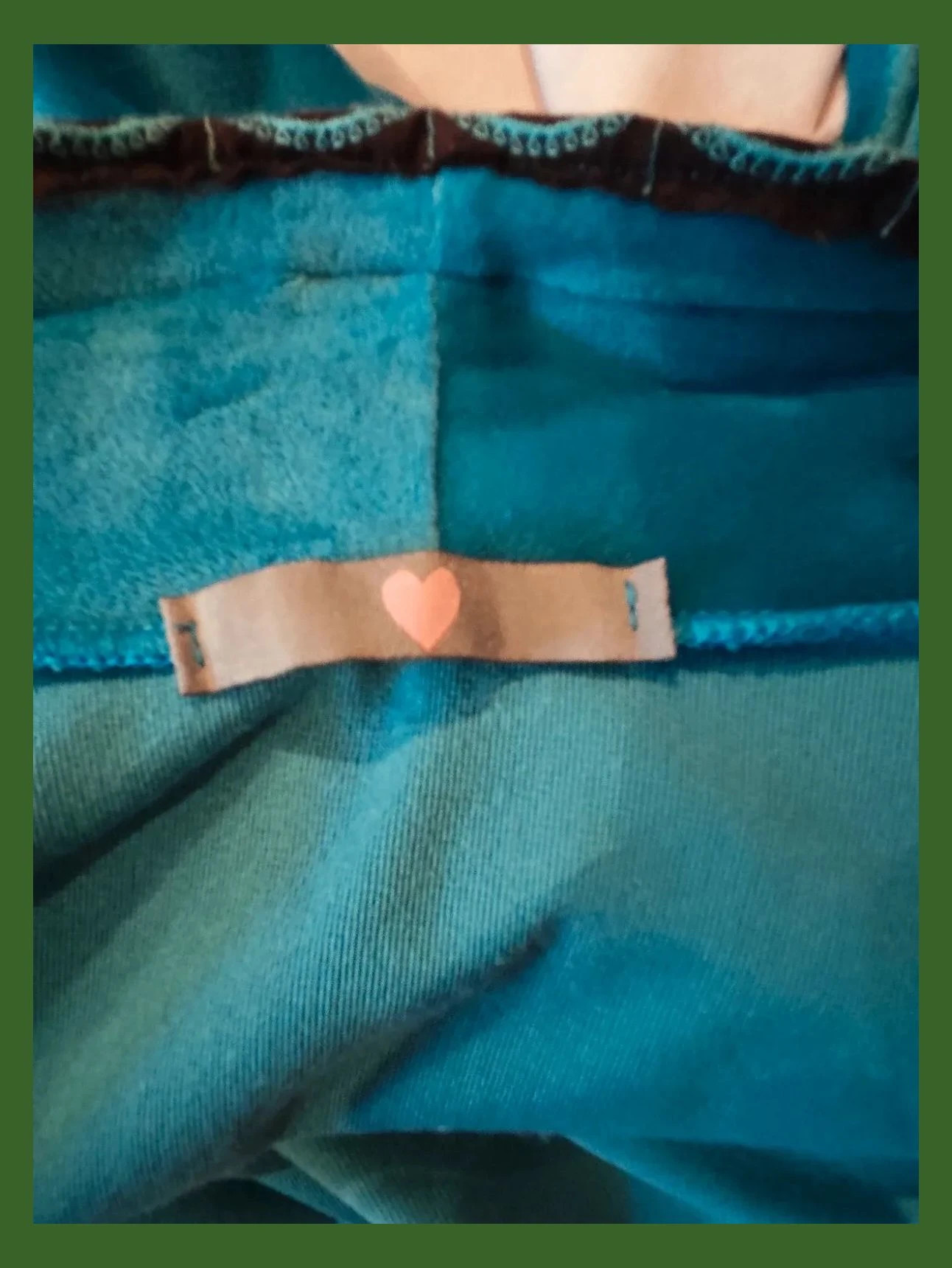 🌺Bonita chaqueta de terciopelo azul turquesa con cinta de pasamaneríacon flores marrón – Made In Italy – taille 4XL / 48 / 20 5