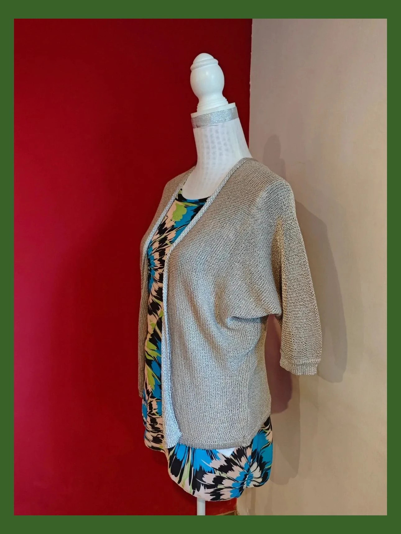 🌺Rebeca de punto dorado con mangas 3/4, talla S, de Orsay – ORSAY – taille L / 40 / 12 3