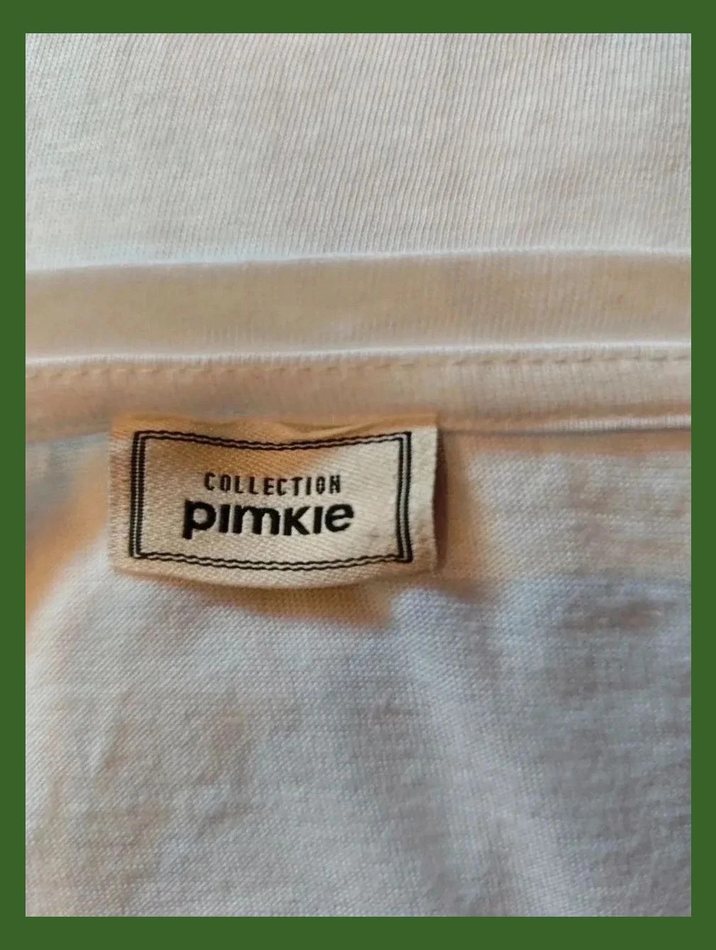 🌺Camiseta blanca con rosas bordadas en el pecho. Talla M – Pinkie – taille M / 38 / 10 5