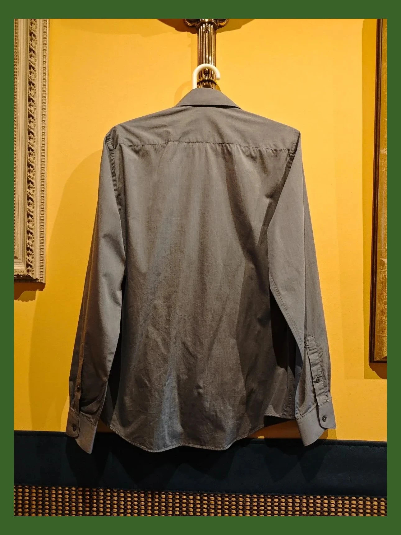 🌺 Elegante camisa de algodón gris para hombre de Dustin – Dustin – taille L 3
