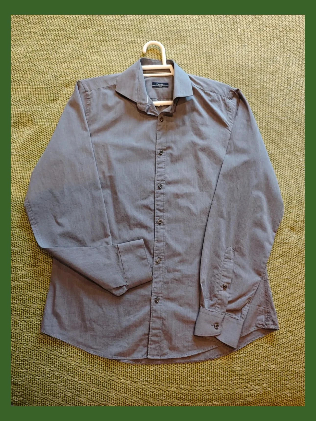 🌺 Elegante camisa de algodón gris para hombre de Dustin – Dustin – taille L 5