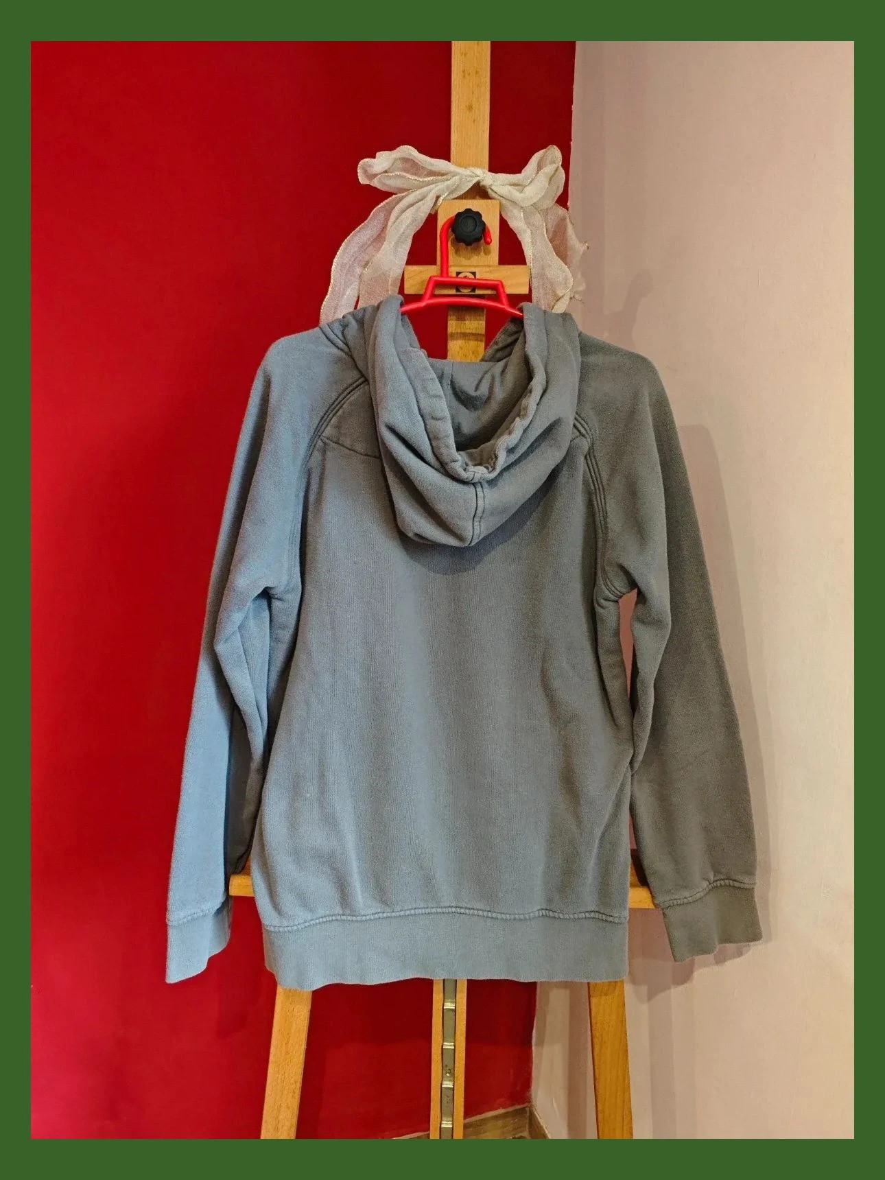 🌺 Sudadera gris con logo verde marca Nixon , talla M – Nixon – taille M 3