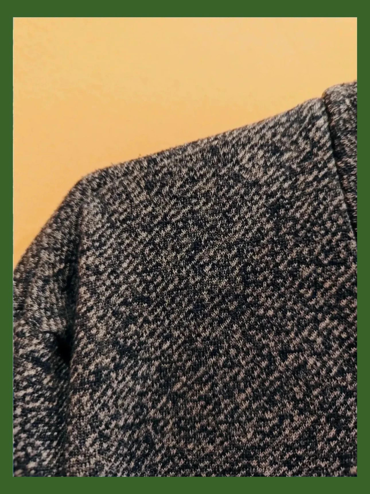 🌺 Sudadera 50% algodón jaspeado azul y blanco con cuello doblado – Divided – taille XXL 4