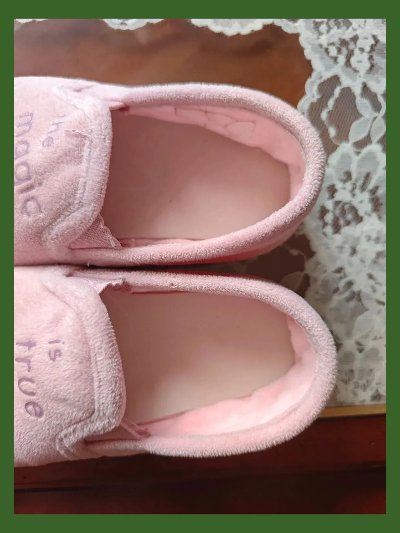 🌺 Zapatillas de niña para casa de terciopelo rosa con bordado de unicornio, número 29 – taille 29 4