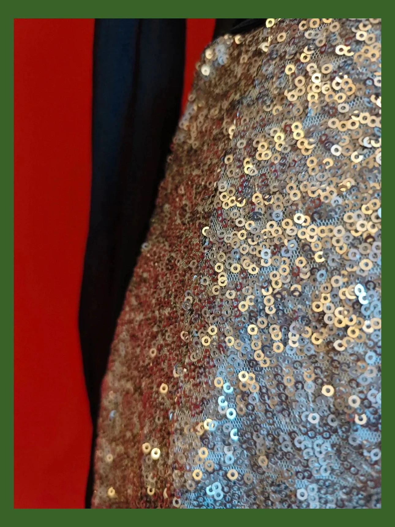 🌺Minifalda de lentejuelas plateadas, de Green Coast, talla 34 – Green Coast – taille XS / 34 / 6 2