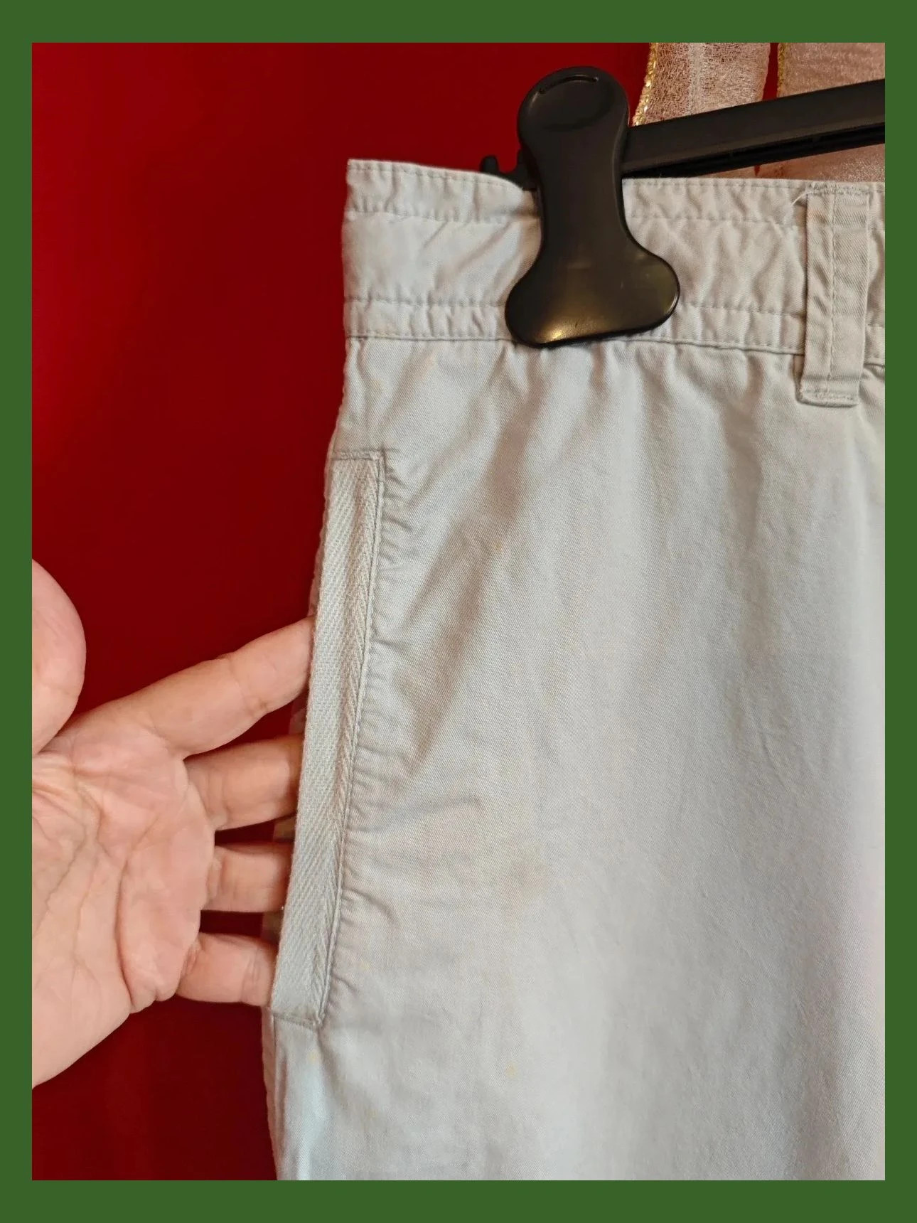 🌺 Pantalón masculino gris claro de algodón, de Sfera – Sfera – taille W32 | FR 42 2