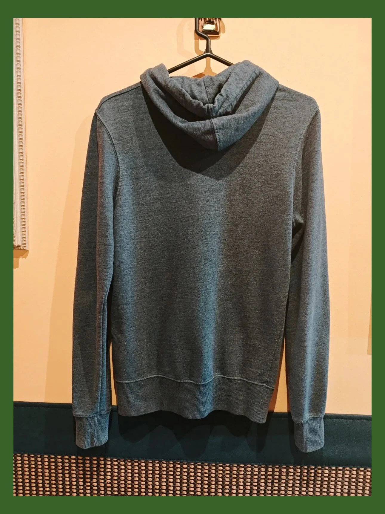 🌺 Sudadera abierta con cremallera y capucha, 50% algodón – Pull & Bear – taille S 4