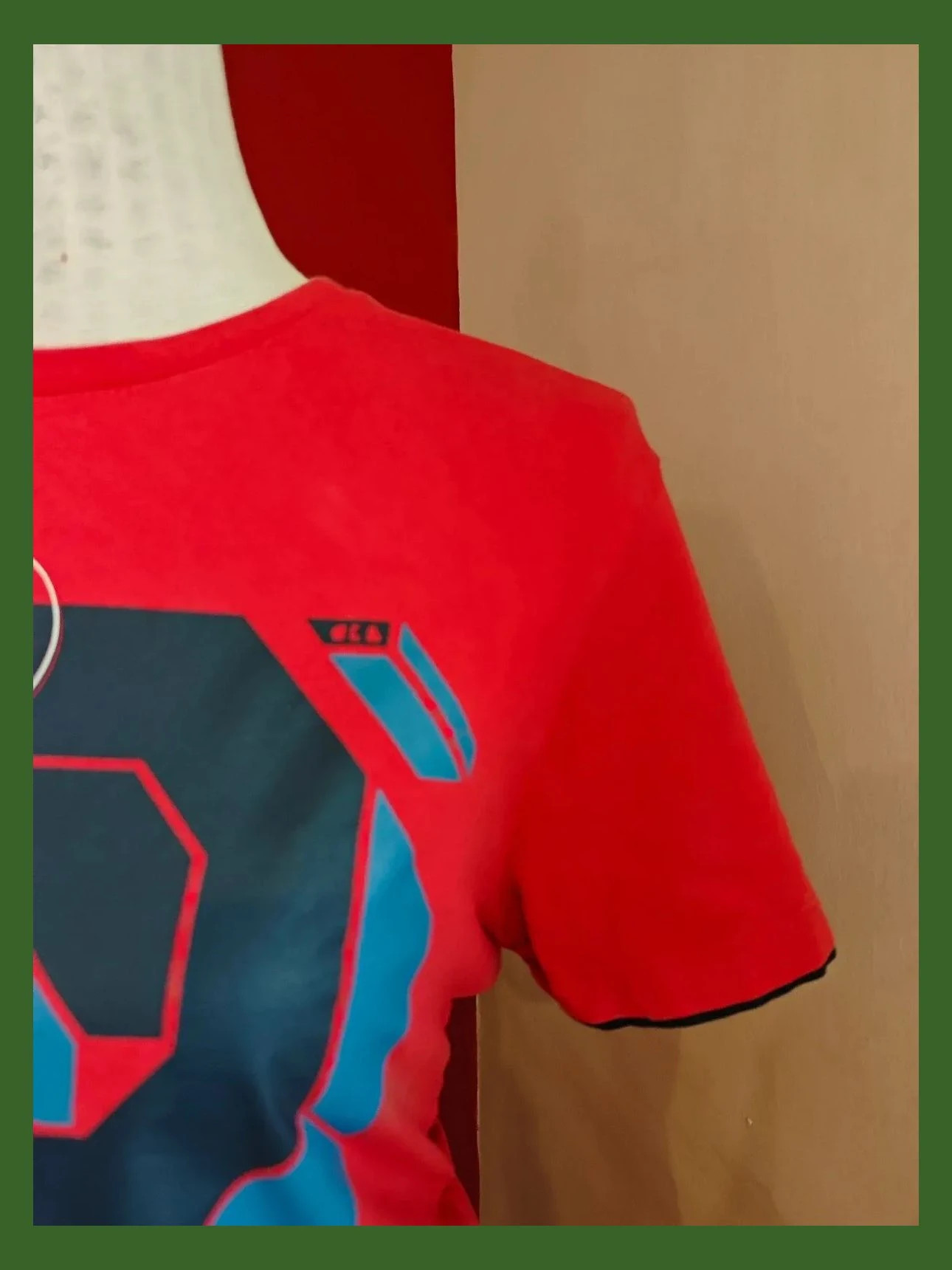 🌺 Camiseta unisex roja con logo – Clockhouse – taille M / 38 / 10 3
