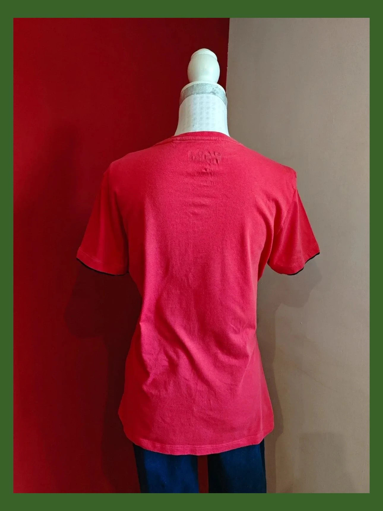🌺 Camiseta unisex roja con logo – Clockhouse – taille M / 38 / 10 5