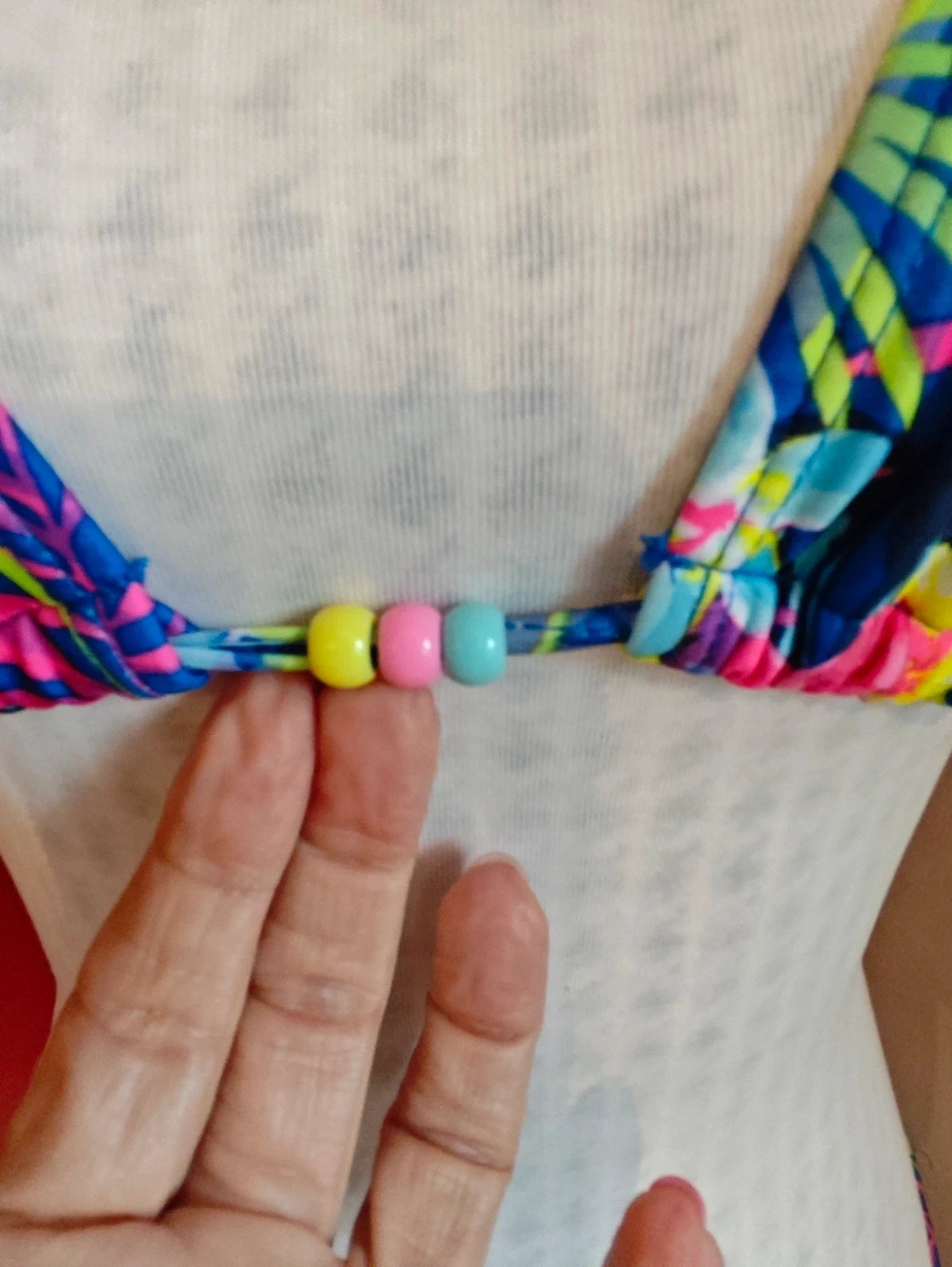 🌺 Chulísimo bikini estampado tropical – Y.F.K. – taille 14 ans / 164 cm 4