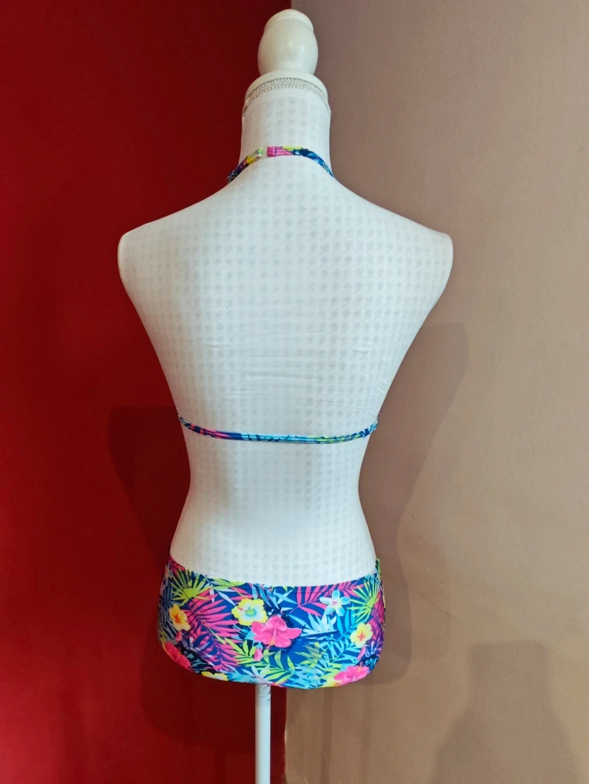 🌺 Chulísimo bikini estampado tropical – Y.F.K. – taille 14 ans / 164 cm 5