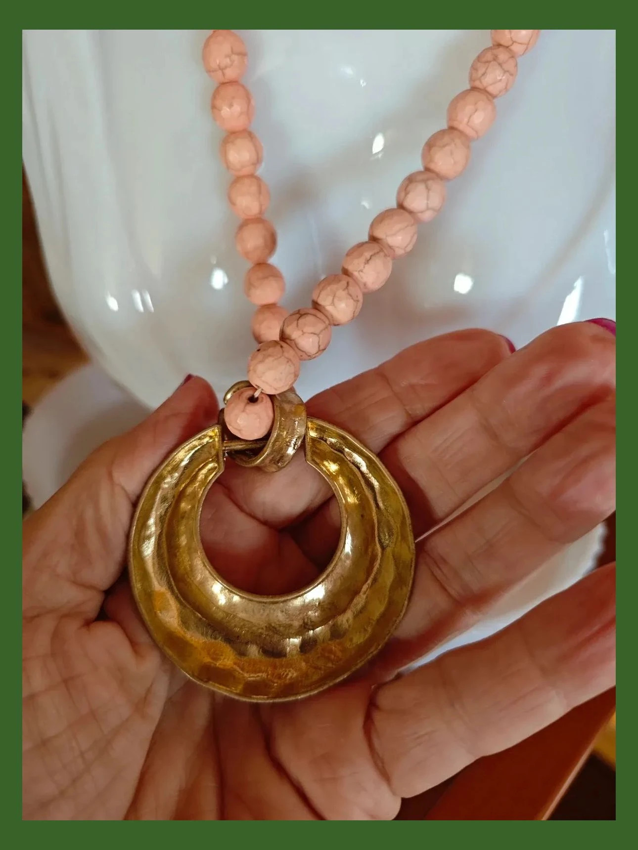 🌺 Precioso conjunto de collar con colgante, pulsera y pendientes – Vintage Dressing 4