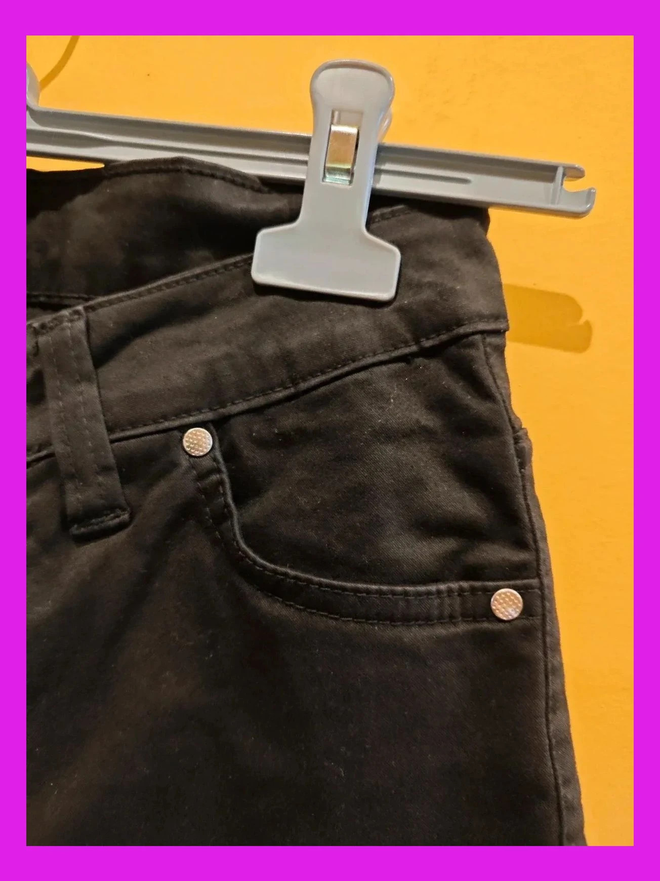 🌺 Cómodo pantalón pitillo negro de algodón y licra, talla 38 – CRZ jeans – taille M / 38 / 10 4