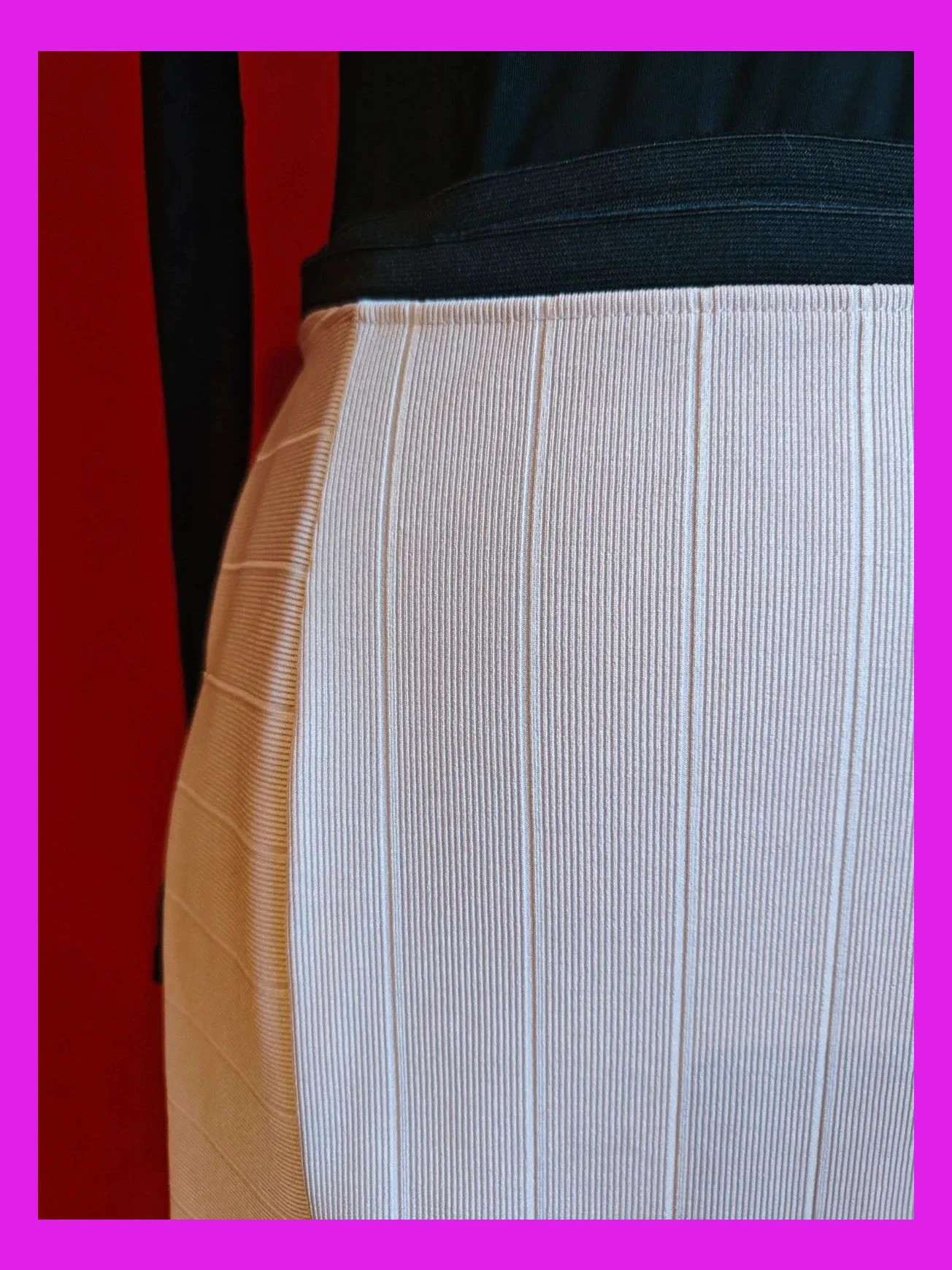 🌺Falda tubo de punto rosa acanalado,de Zara, talla M – Zara – taille M / 38 / 10 2