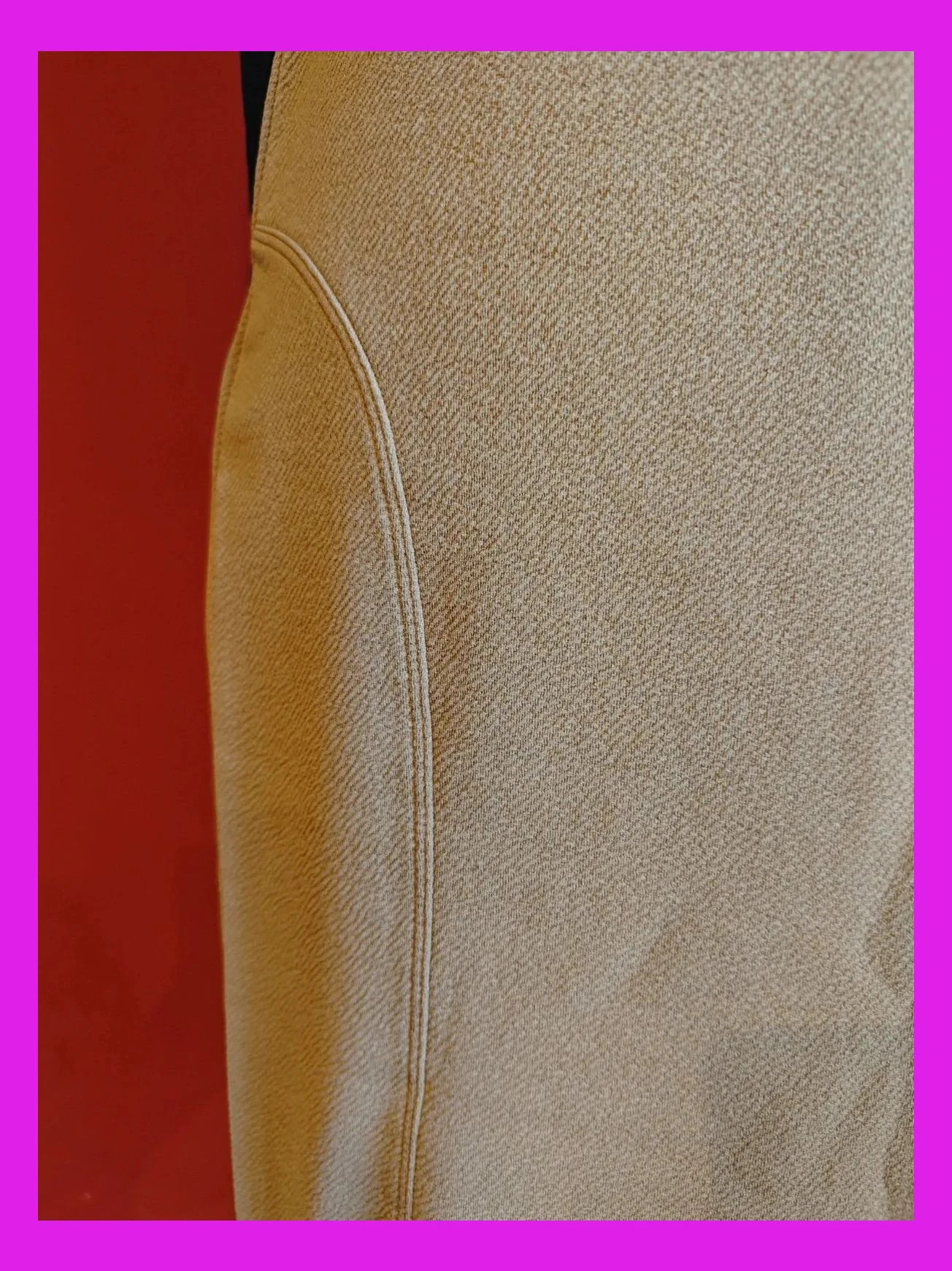 🌺Falda de punto fino elástico color mostaza – Yessica – taille XS / 34 / 6 2