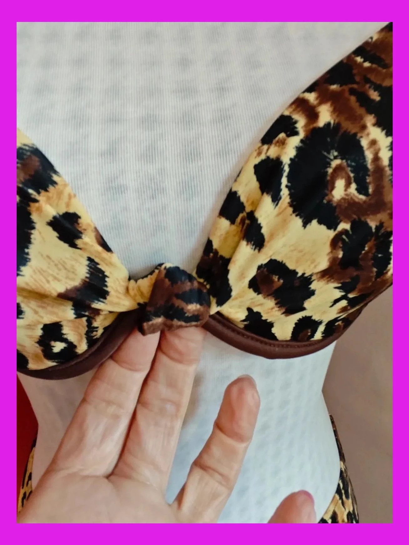 🌺 Precioso bikini estampado animal print – taille M / 38 / 10 4