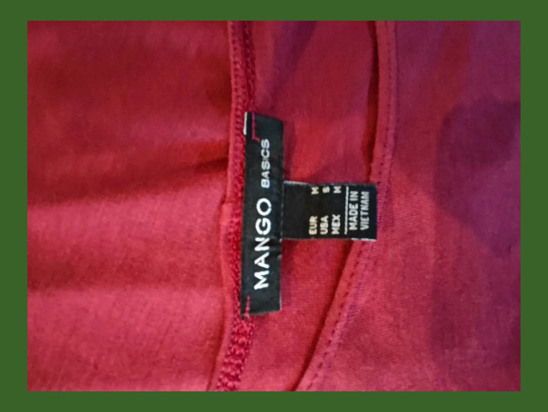 🌺Estiloso vestido de punto fino granate con drapeado en lateral – Mango – taille L / 40 / 12 5