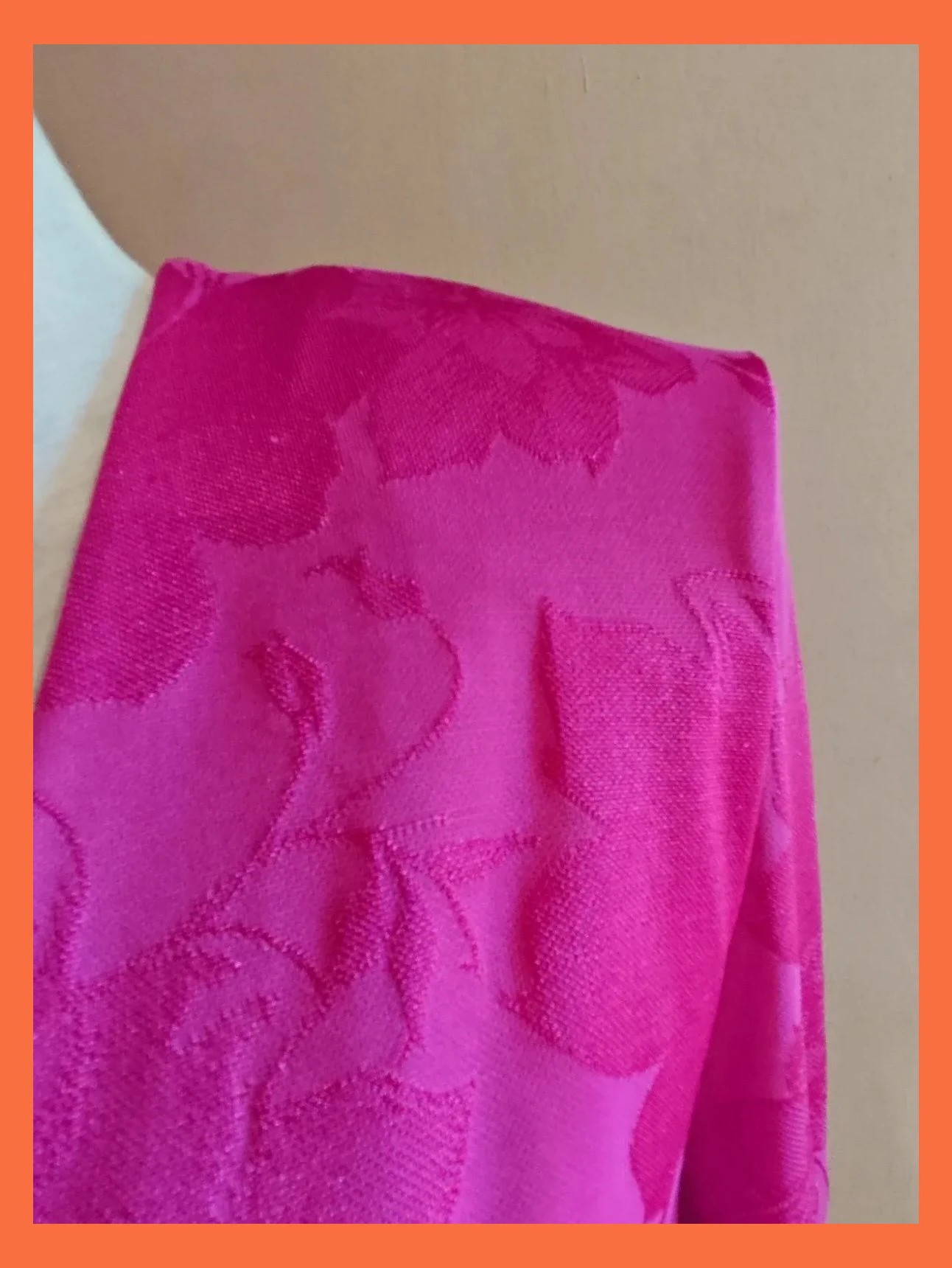 🌺Preciosa blazer fucsia de verano con estampado integrado – Sfera Collection – taille L / 40 / 12 4
