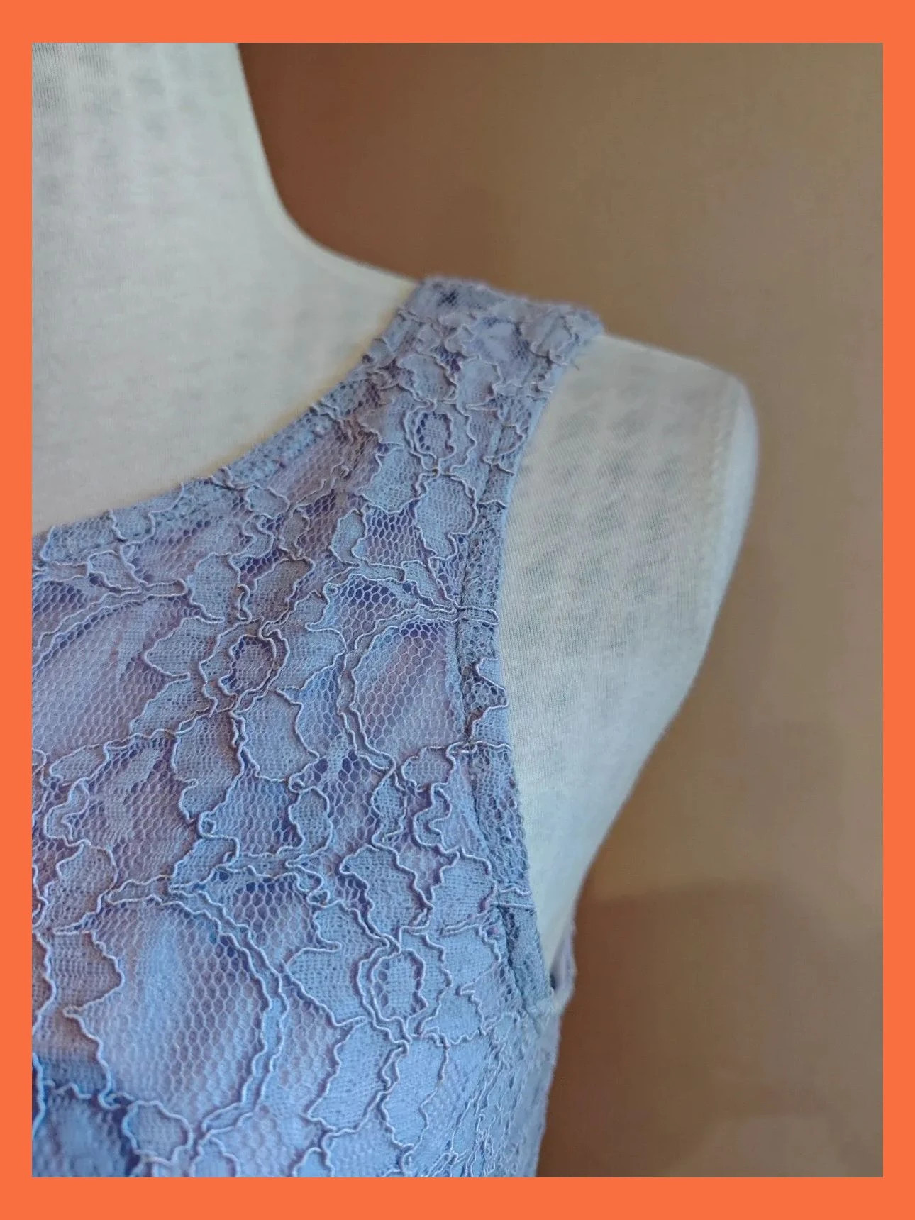 🌺Vestido entallado de blonda elástica lila. Forrado – Torero – taille XL / 42 / 14 3