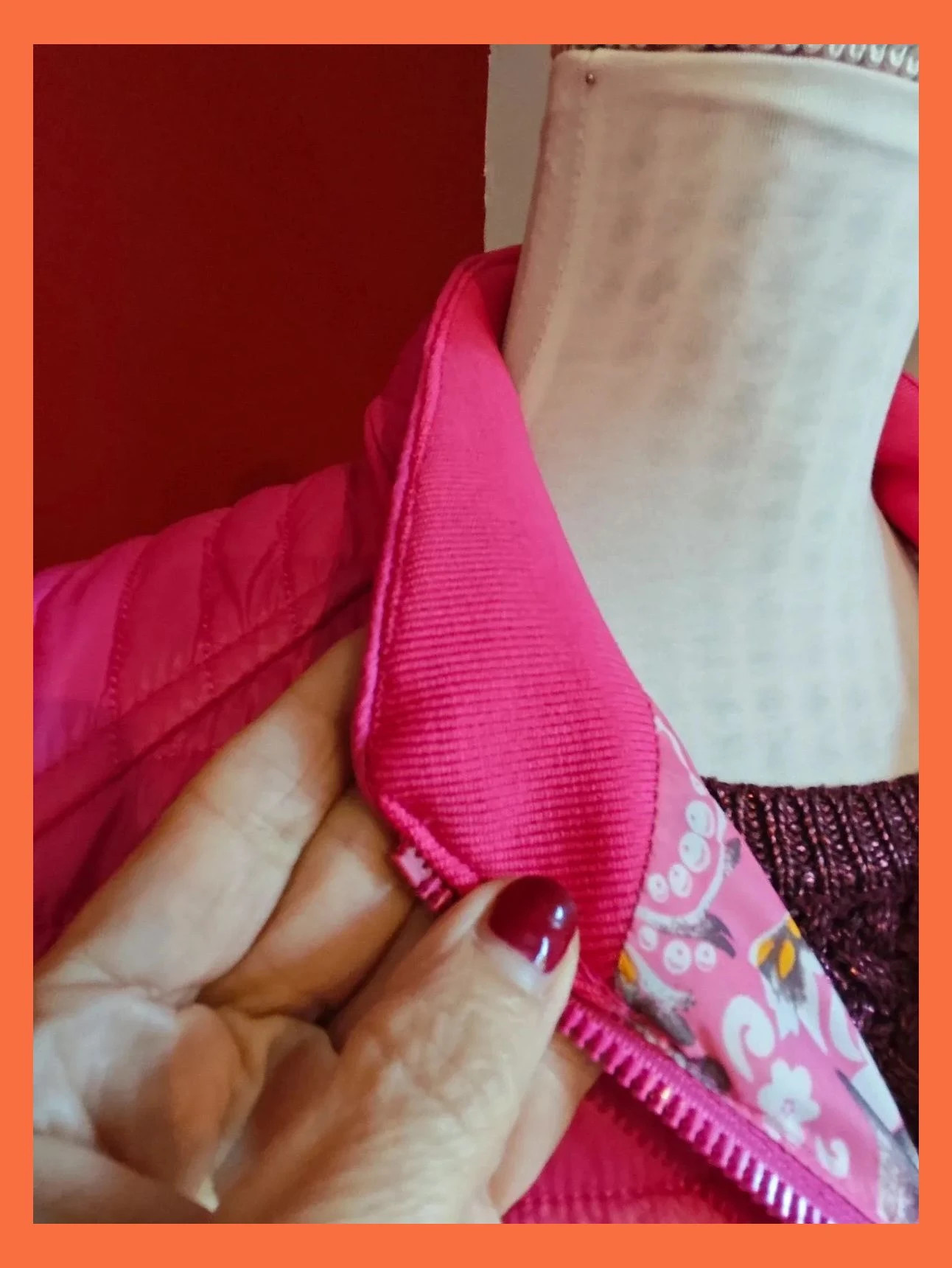 🌺 Cómodo y práctico chaleco acolchado reversible – Wen Ni – taille XL / 42 / 14 5