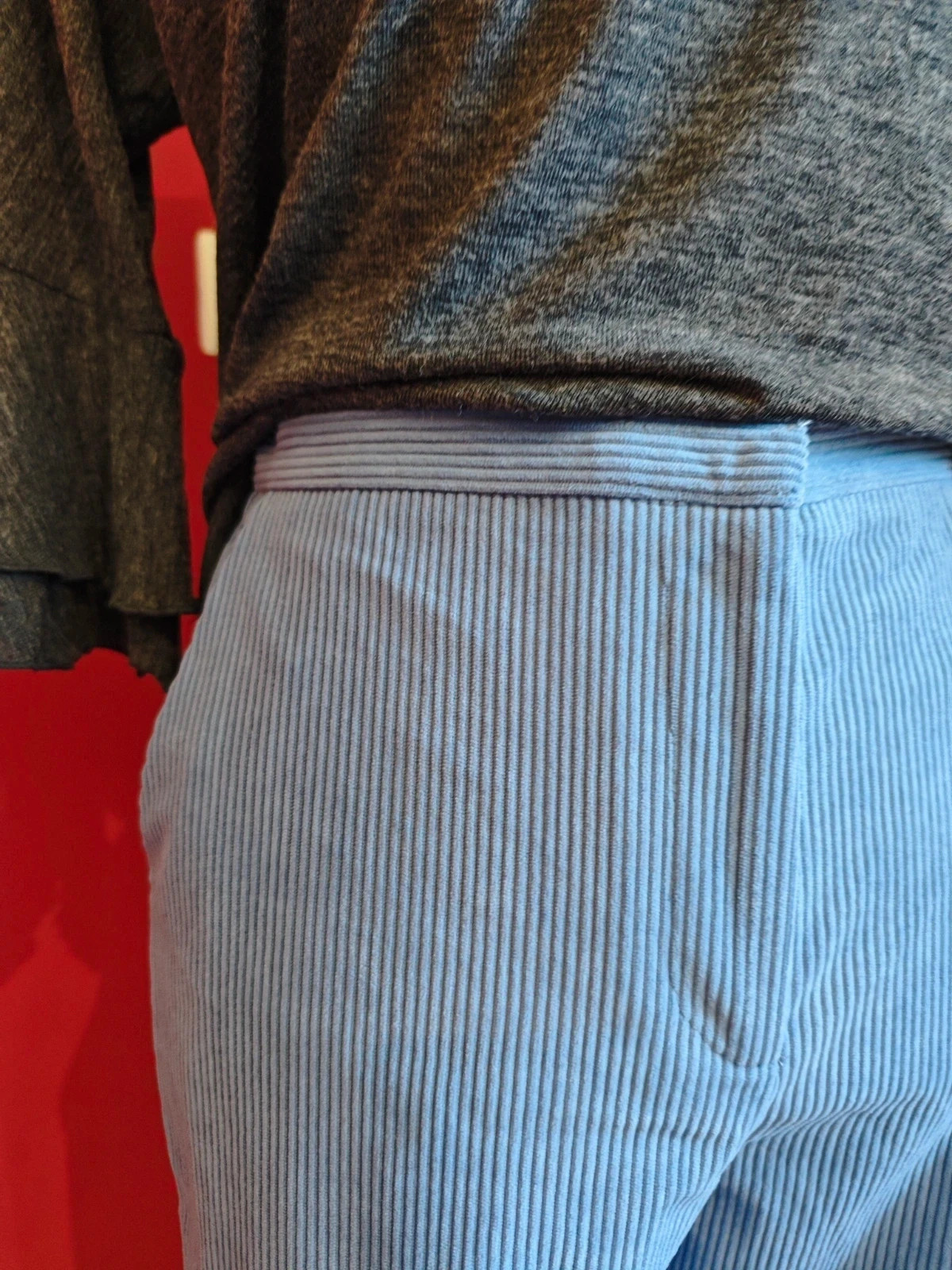 🌺 Elegante pantalón de pana azul, de Sfera – Sfera Collection – taille M / 38 / 10 3