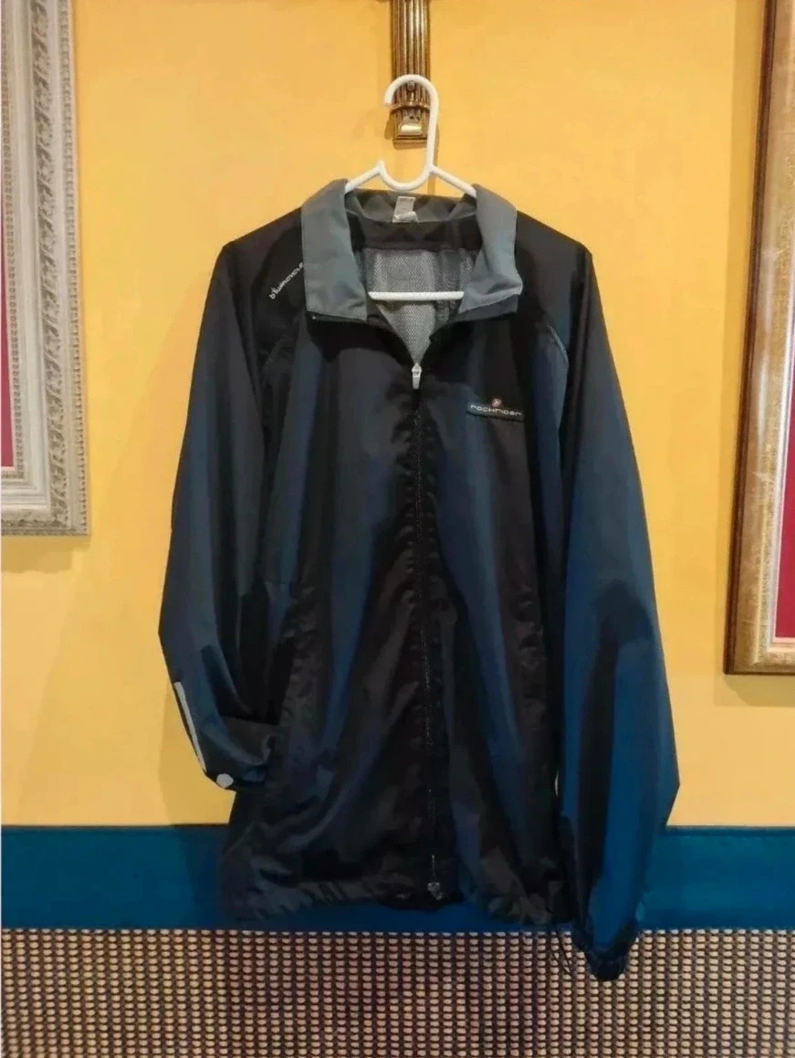 🌺 Chubasquero negro con cremallera – Rockrider – taille XL 2
