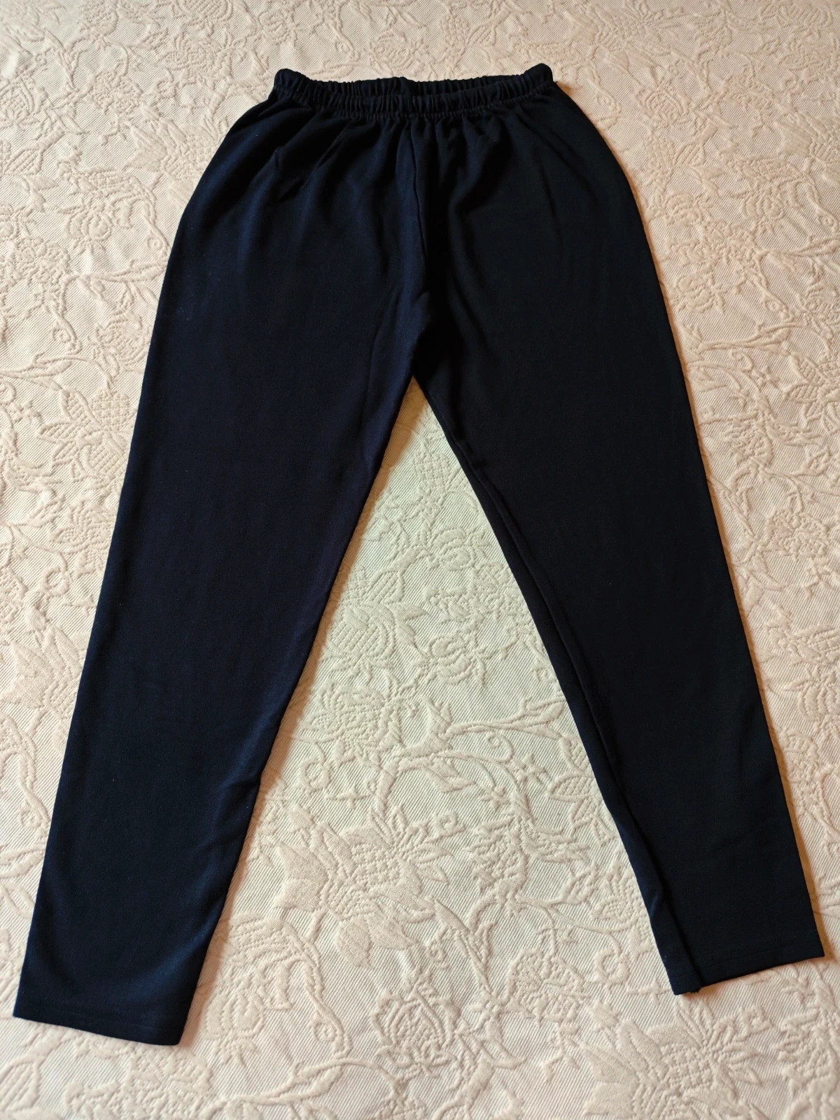 🌺 Cómodo leggins azul marino de algodón 50% – taille M / 38 / 10 2
