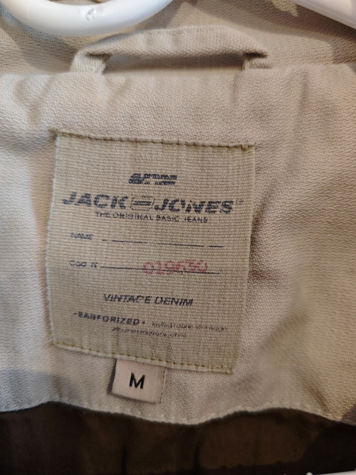🌺Estilosa chaqueta denim de algodón gris claro de Jack&Jones – Jack & Jones – taille M 3
