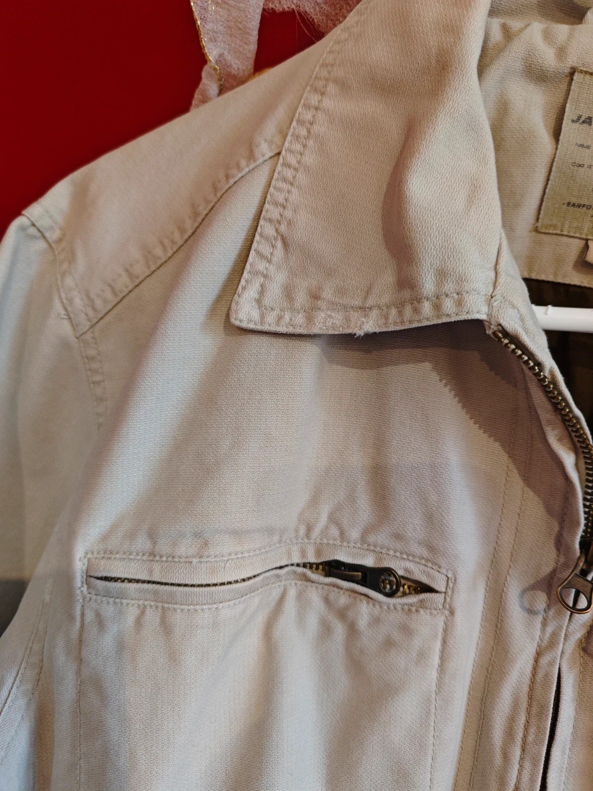 🌺Estilosa chaqueta denim de algodón gris claro de Jack&Jones – Jack & Jones – taille M 4