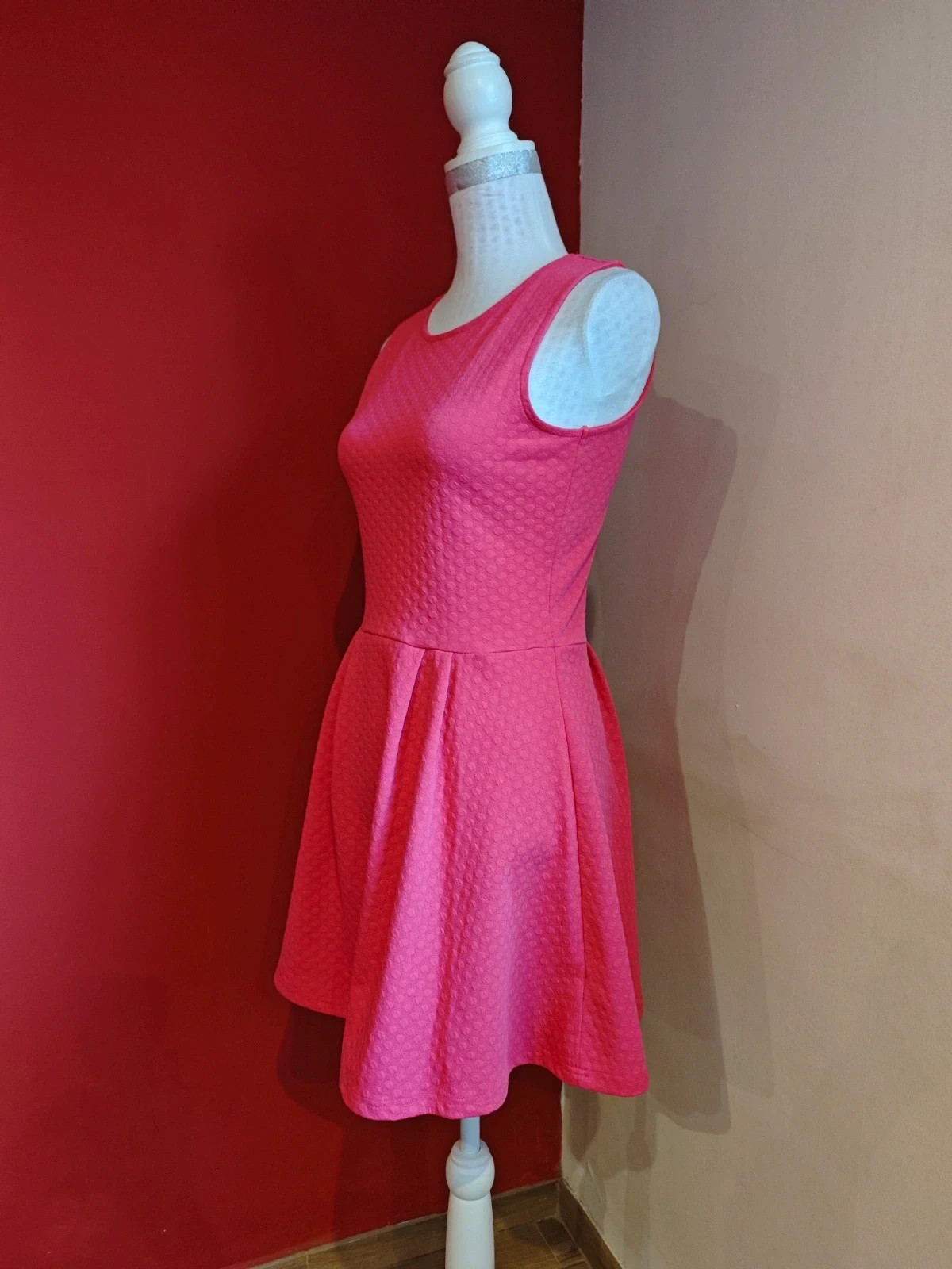 🌺Vestido ideal color fucsia, con vuelo en la falda – YD – taille S / 36 / 8 2