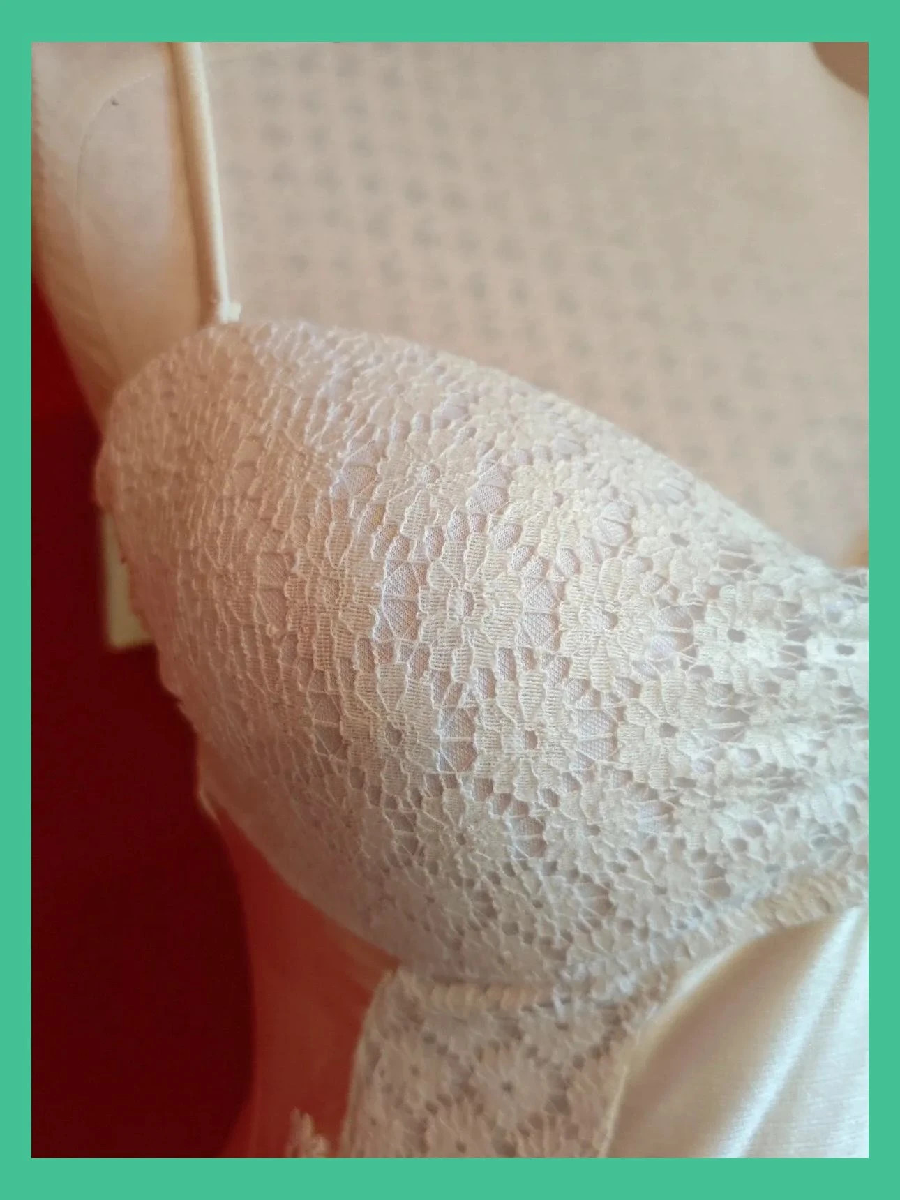 🌺 Precioso bañador vintage blanco con blonda y detalle de margaritas bordadas – Vintage Dressing – taille XXL / 44 / 16 4