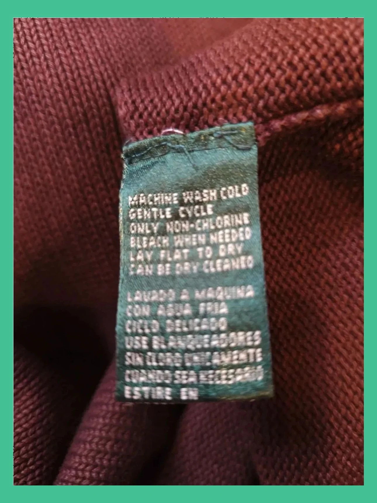 🌺 Jersey de algodón morado oscuro, de Ralph Lauren – Ralph Lauren – taille XXL 5