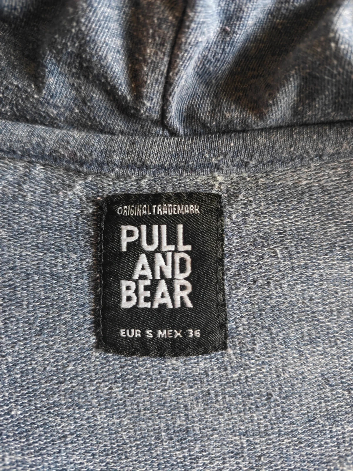 🌺Cómoda sudadera abierta con cremallera y capucha, 50% algodón – Pull & Bear – taille S 5