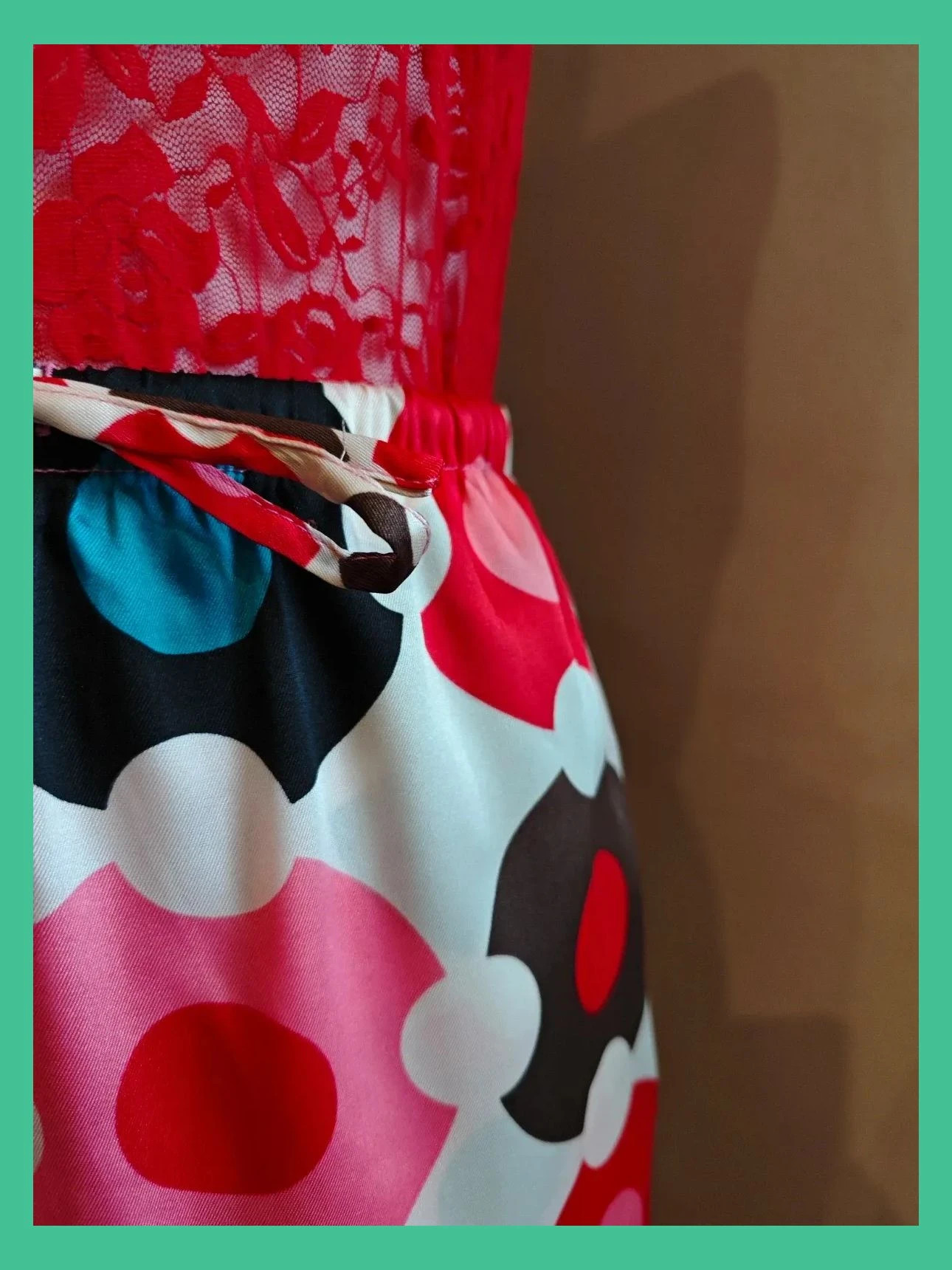 🌺 Bonito pantalón ancho de raso estampado con flores multicolor, talla S – Sfera Collection – taille L / 40 / 12 4