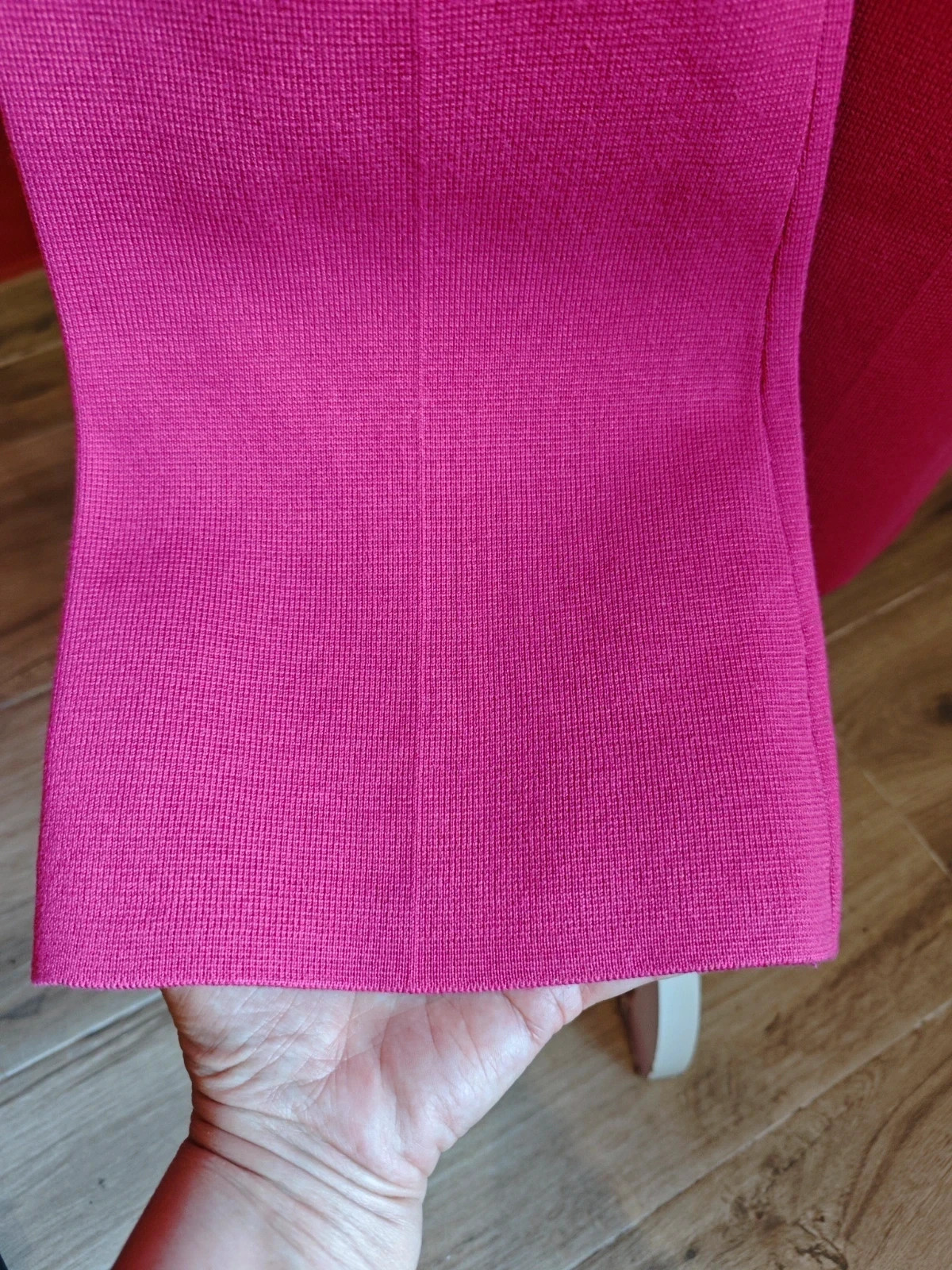 🌺 Elegante pantalón de punto fucsia con pata ancha – Sfera Collection – taille S / 36 / 8 4