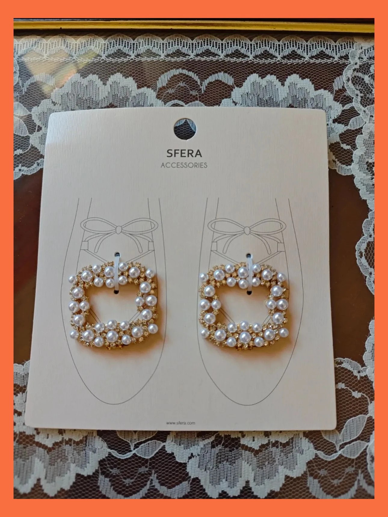 🌺Preciosos broches dorados con perlas y brillantes para zapatos – Sfera 2