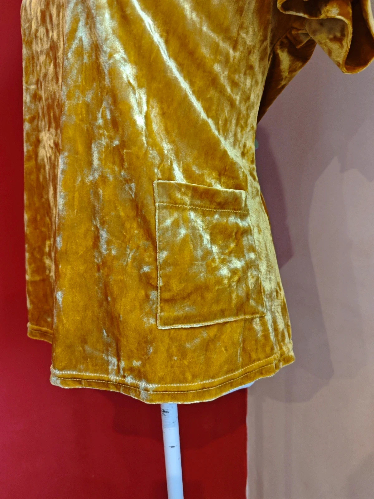 🌺Camiseta de terciopelo dorado – Alfred & Sisters – taille 4XL / 48 / 20 5