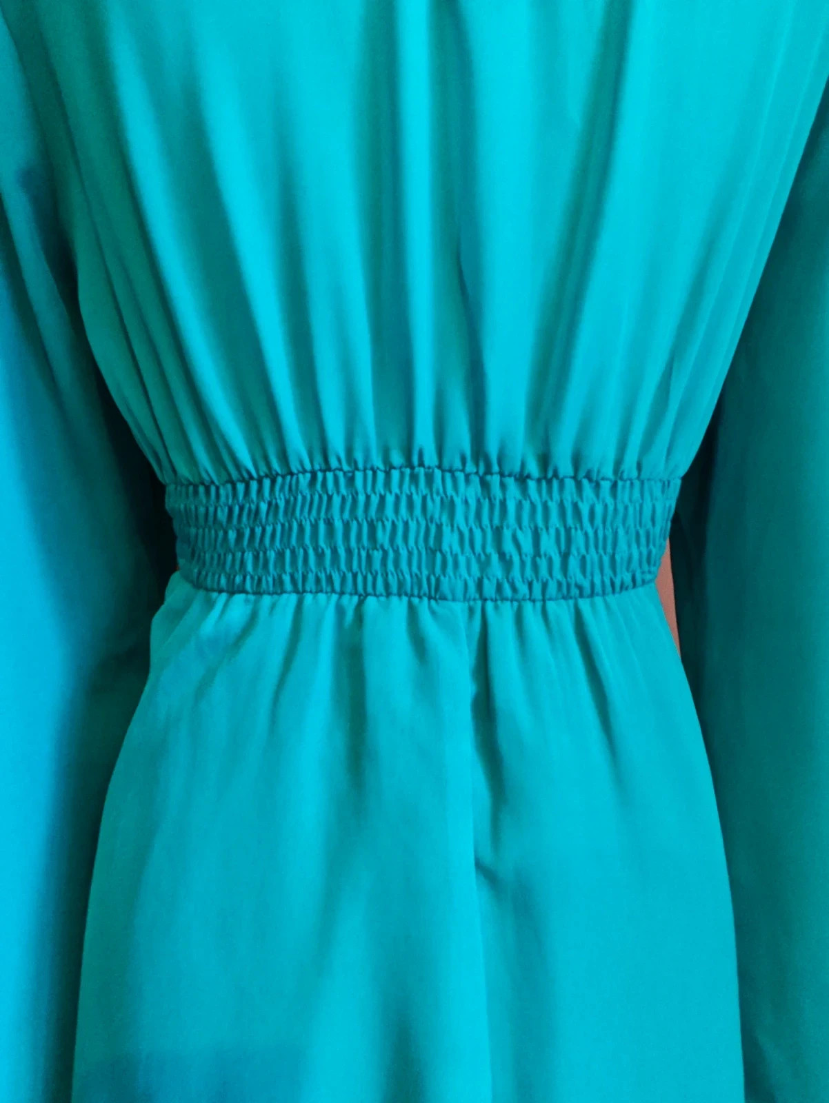🌺 Precioso vestido de gasa verde aguamarina con doble falda, de Asos – ASOS – taille 5XL / 50 / 22 5