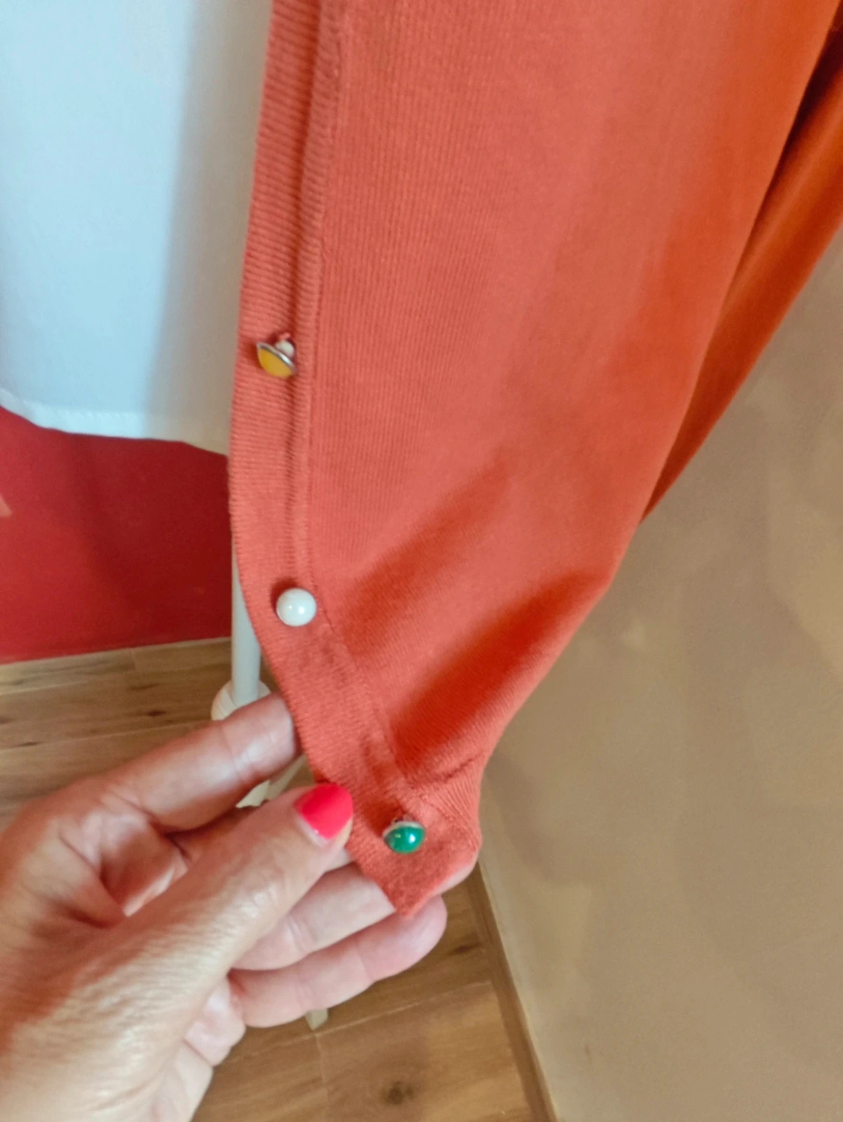🌺Chaqueta de punto tono caldera ideal para entretiempo – Tripode – taille L / 40 / 12 5