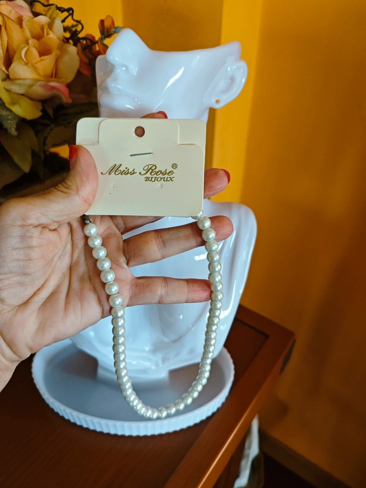 🌺 Collar de perlas que luce cualquier outfit – Miss Rose 5