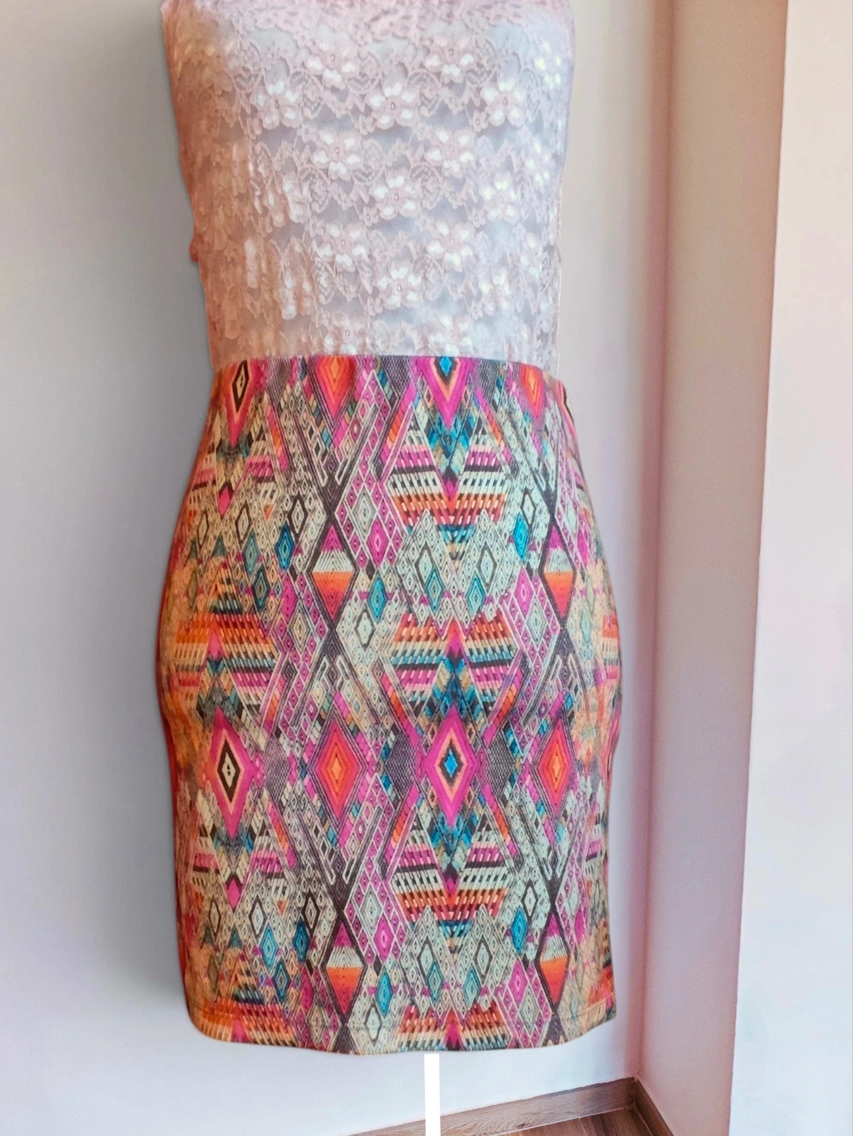 🌺Preciosa minifalda estampado multicolor