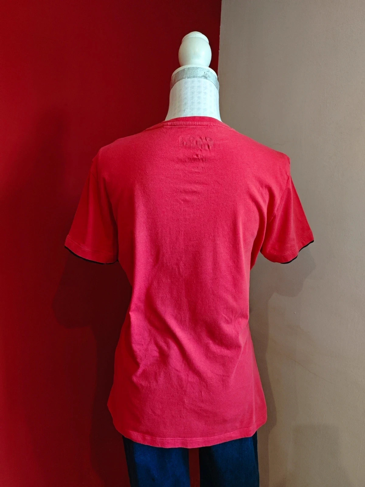 🌺 Camiseta unisex roja con logo – Clockhouse – taille M / 38 / 10 5
