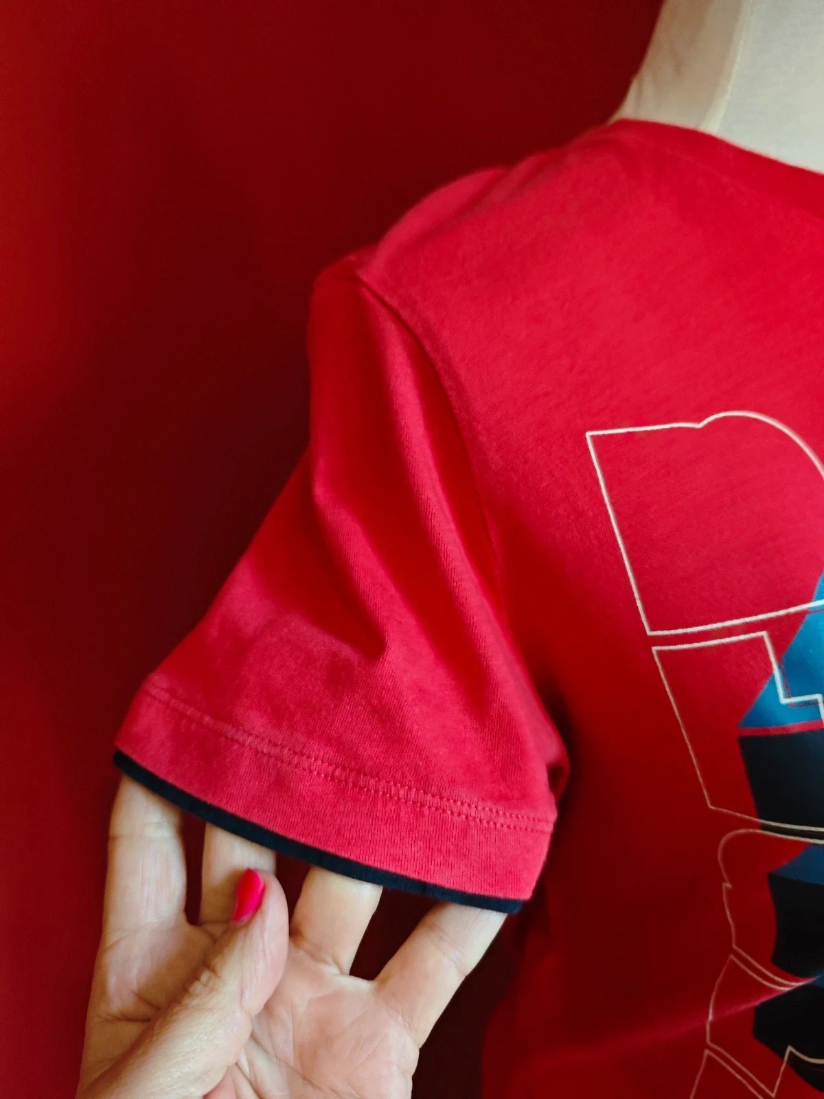 🌺 Camiseta unisex roja con logo – Clockhouse – taille M / 38 / 10 4