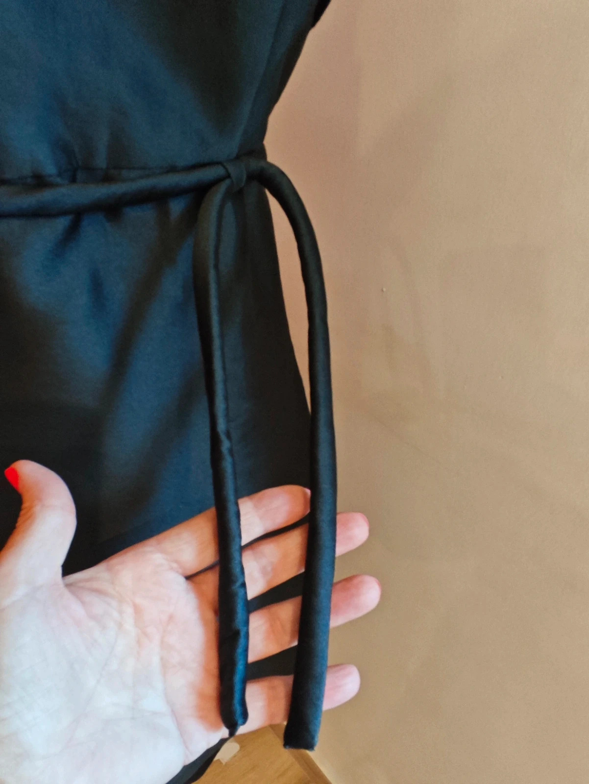 🌺 Impecable vestido negro escote palabra de honor para eventos – OKY-COKY – taille L / 40 / 12 4