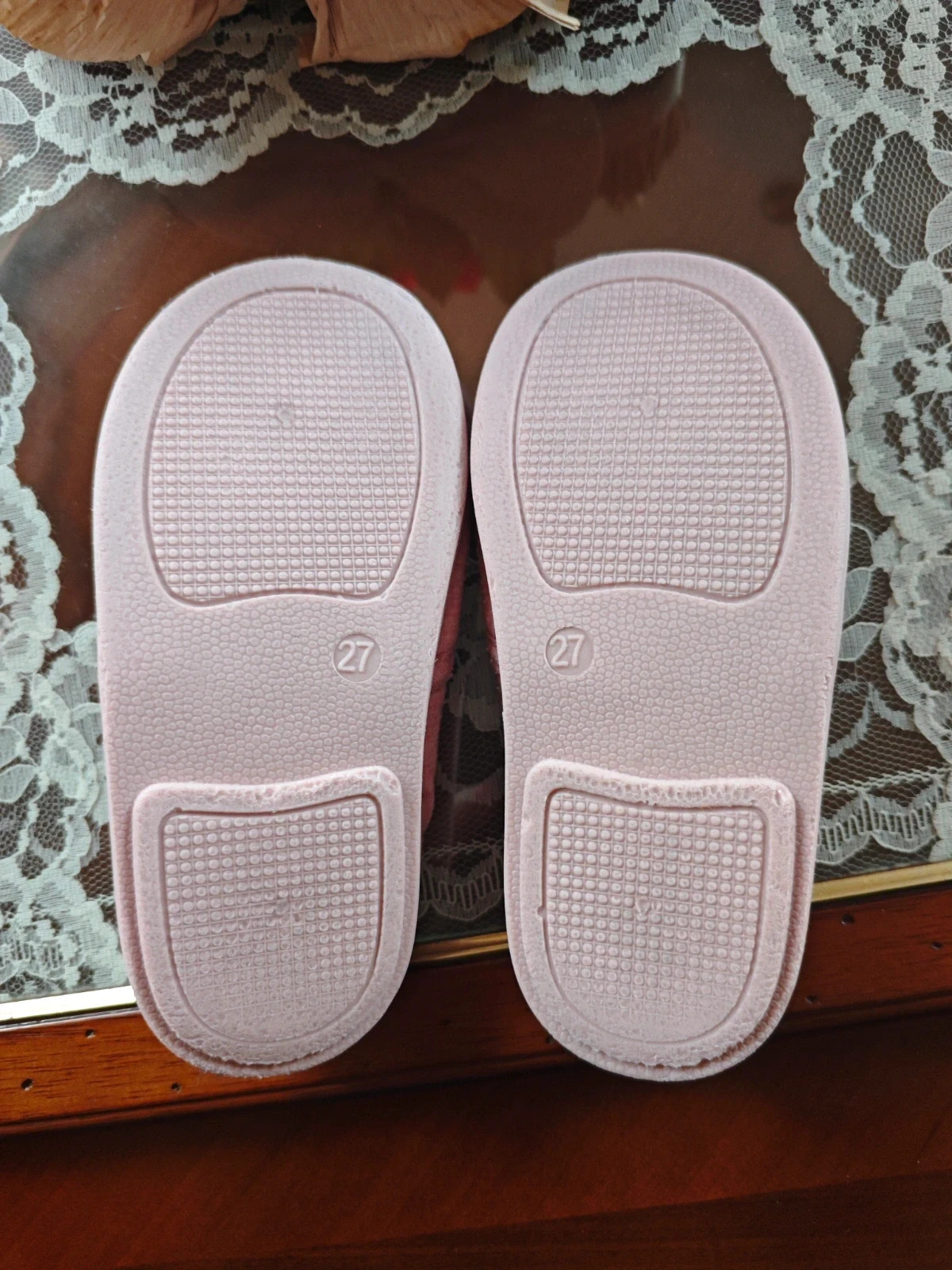 🌺 Bonitas zapatillas casa de niña con unicornio multicolor impreso, número 27 – taille 27 4
