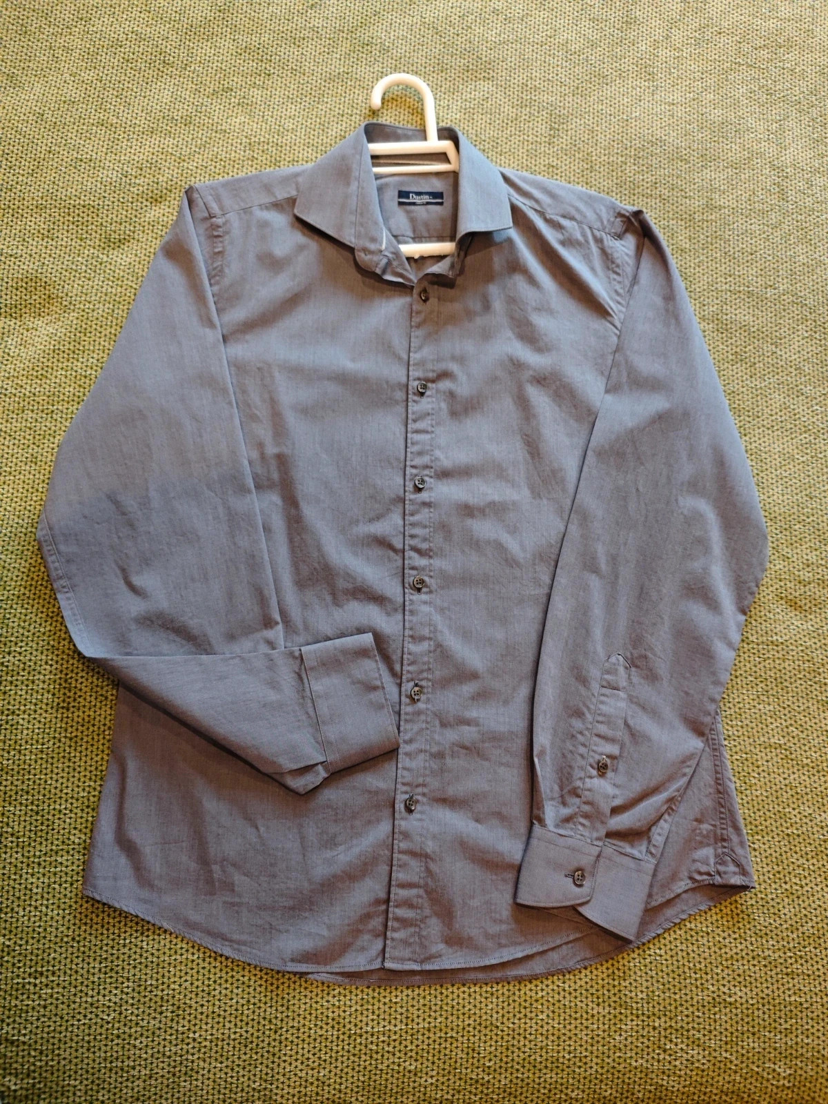 🌺Camisa de algodón gris para hombre de Dustin – Dustin – taille L 5