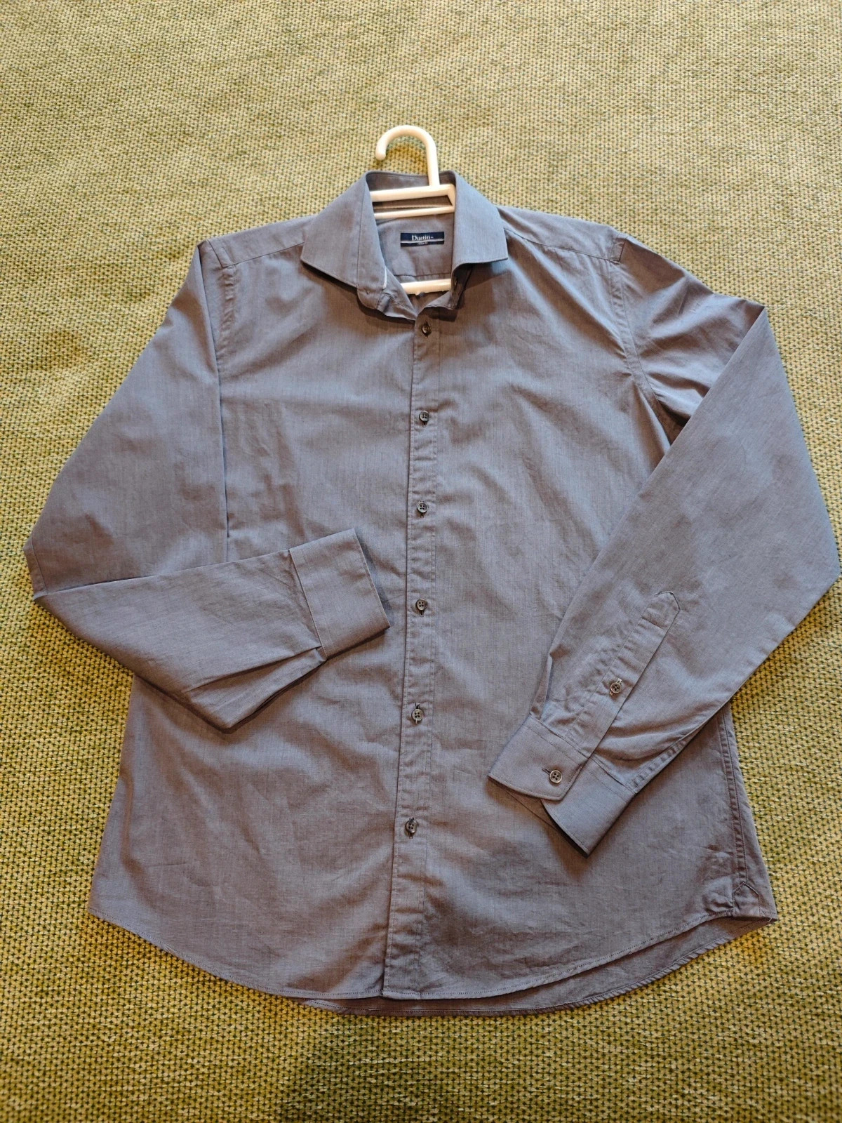 🌺Camisa de algodón gris para hombre de Dustin – Dustin – taille L 4