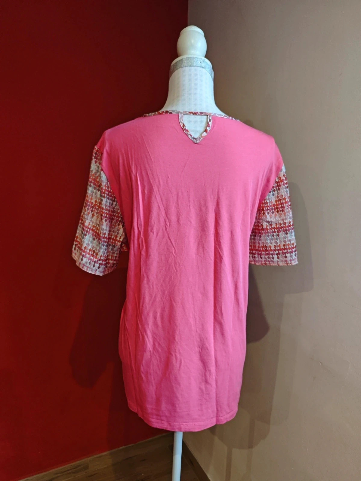 🌺Camiseta de algodón y modal, de Gerry Weber – Gerry Weber – taille 5XL / 50 / 22 5